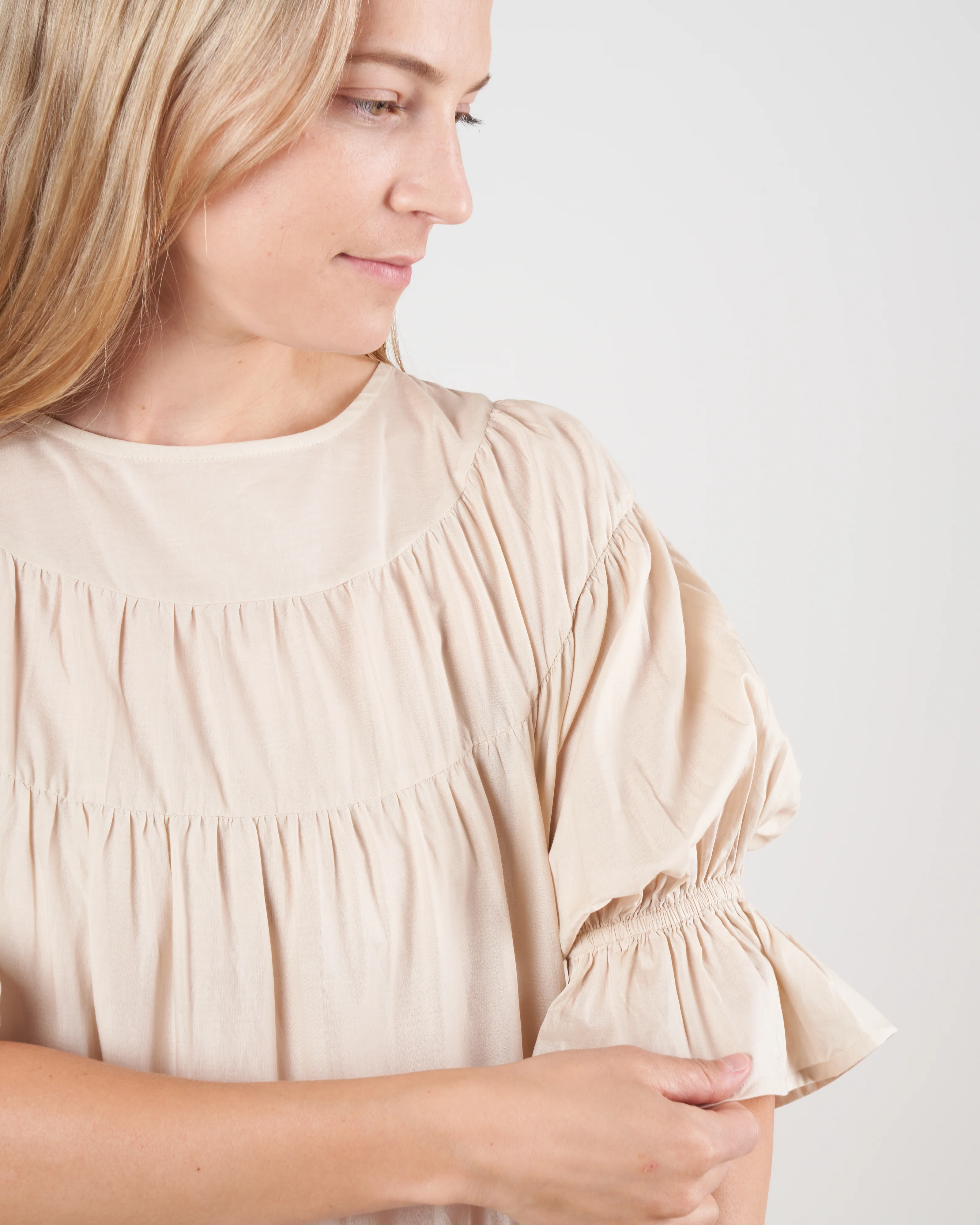 paradis dress - light beige - Image 5