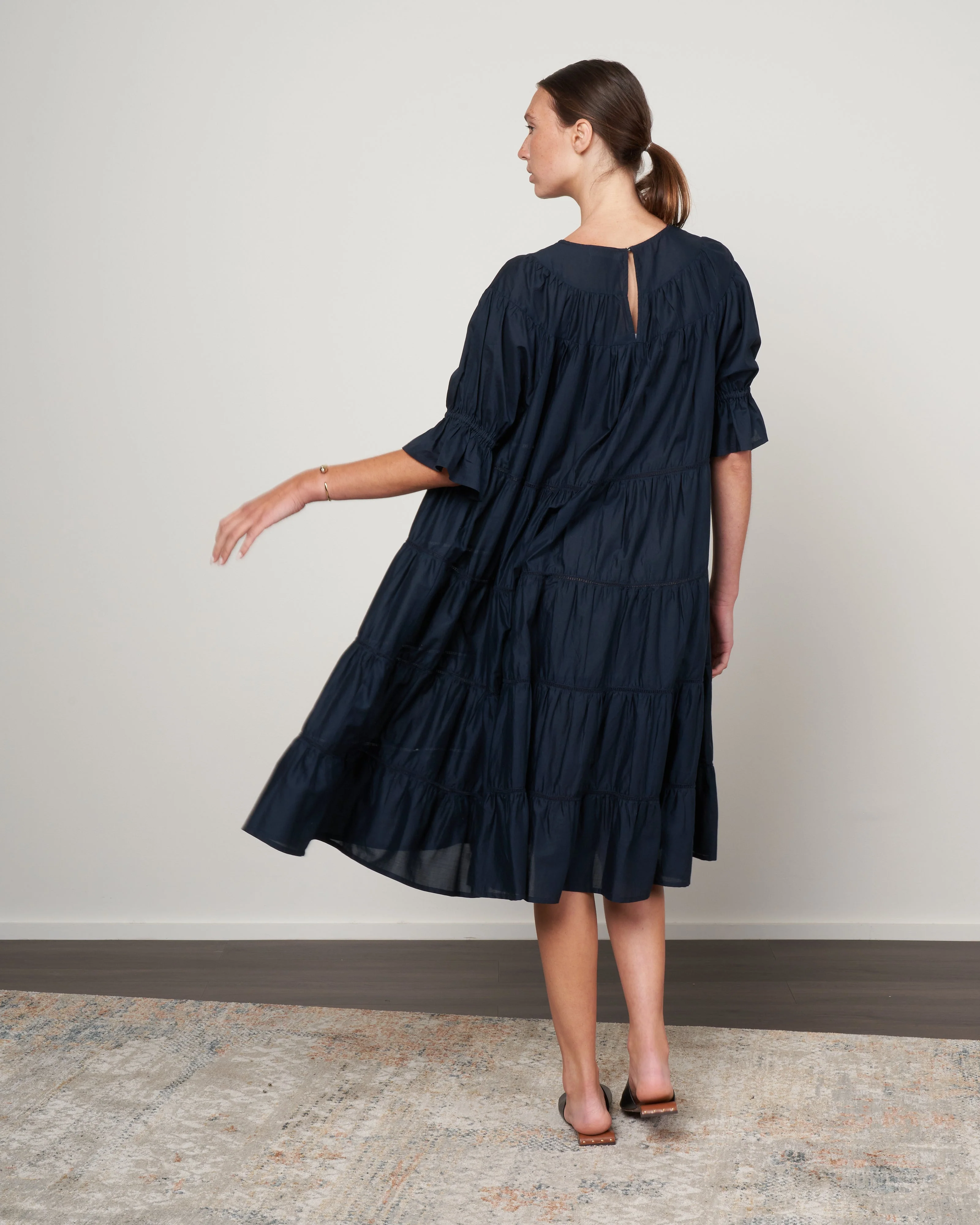 paradis dress - navy - Image 3