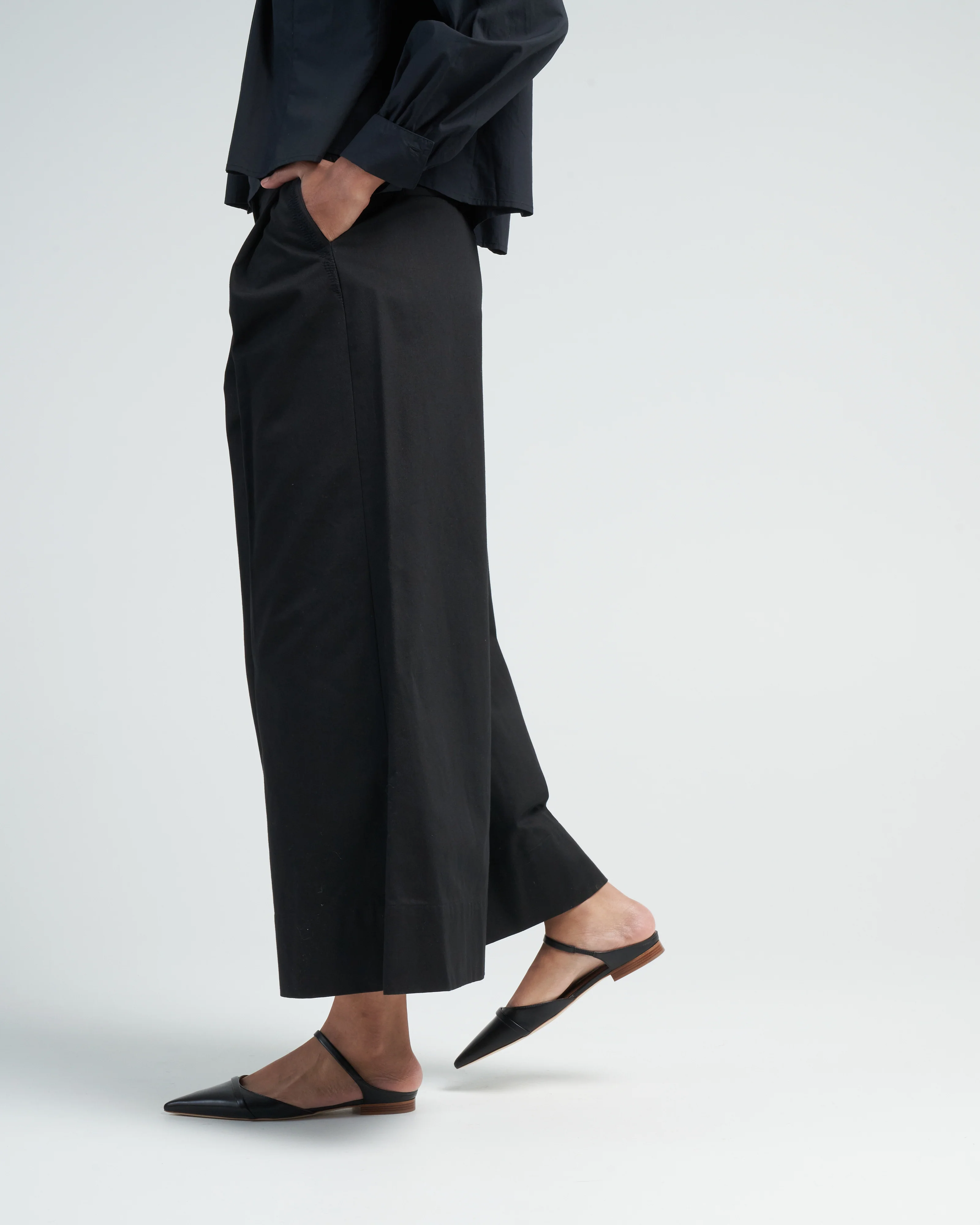 sargent emb pant - black - Image 3