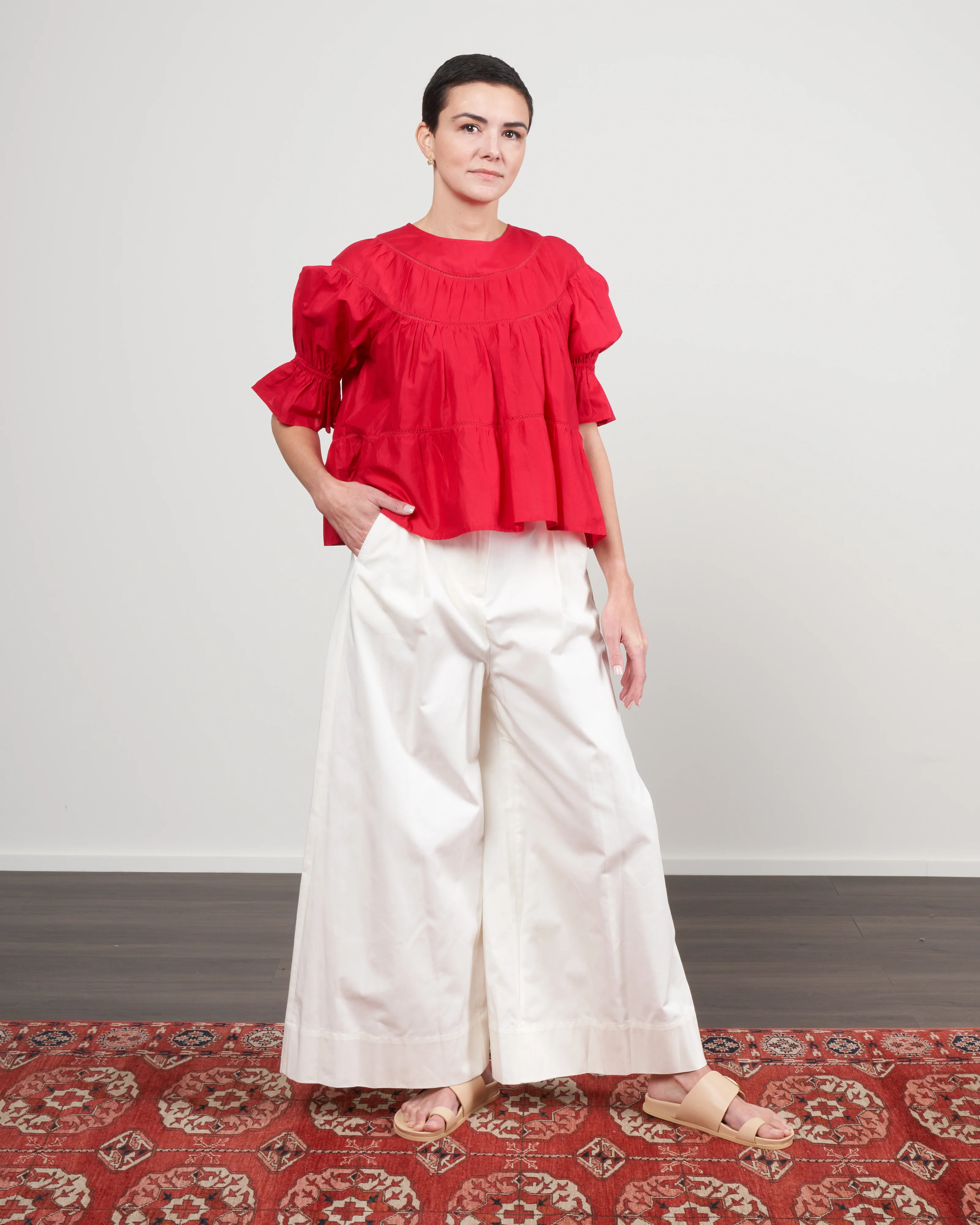 sol blouse - berry - Image 2