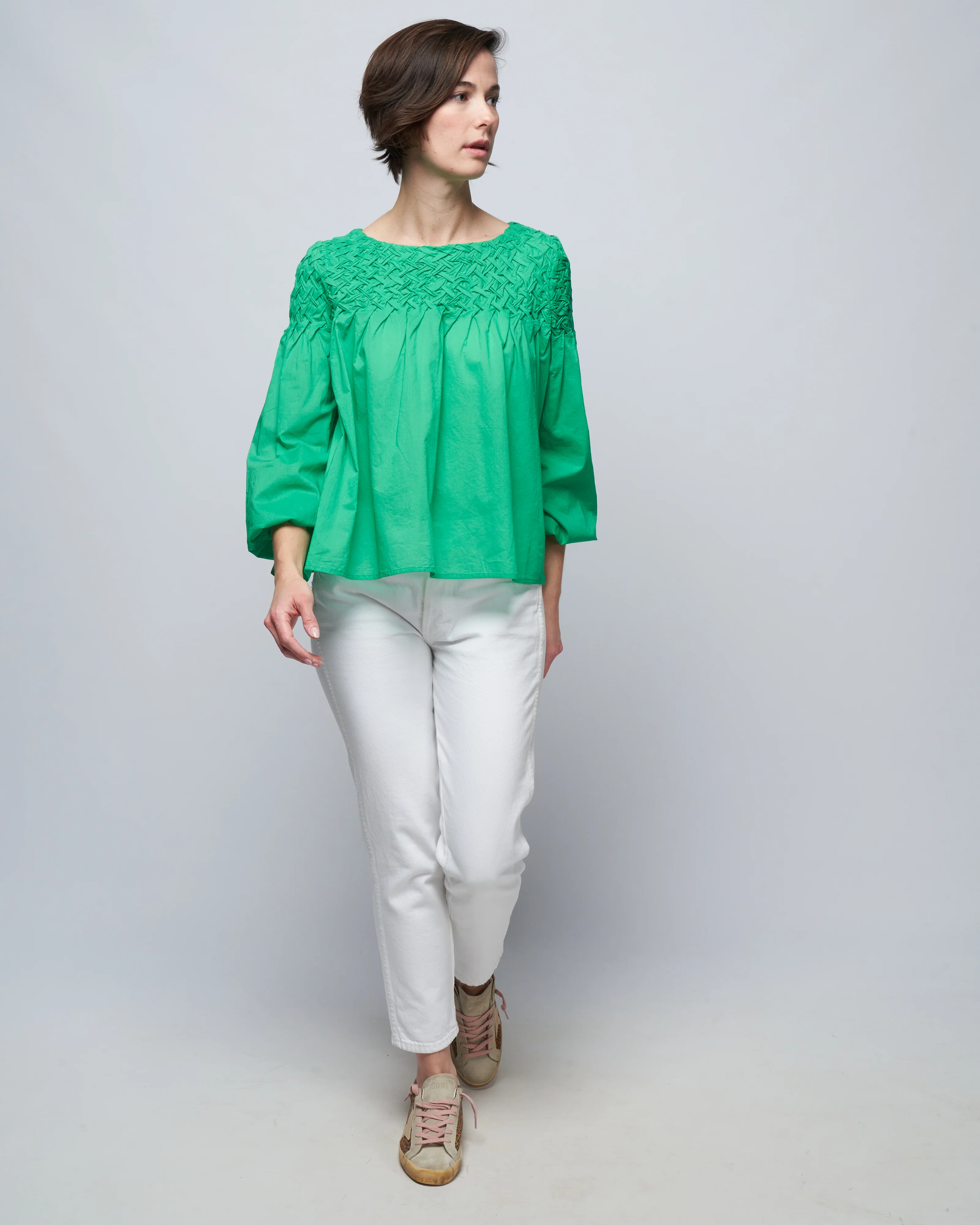 songes blouse - kelly green - Image 2