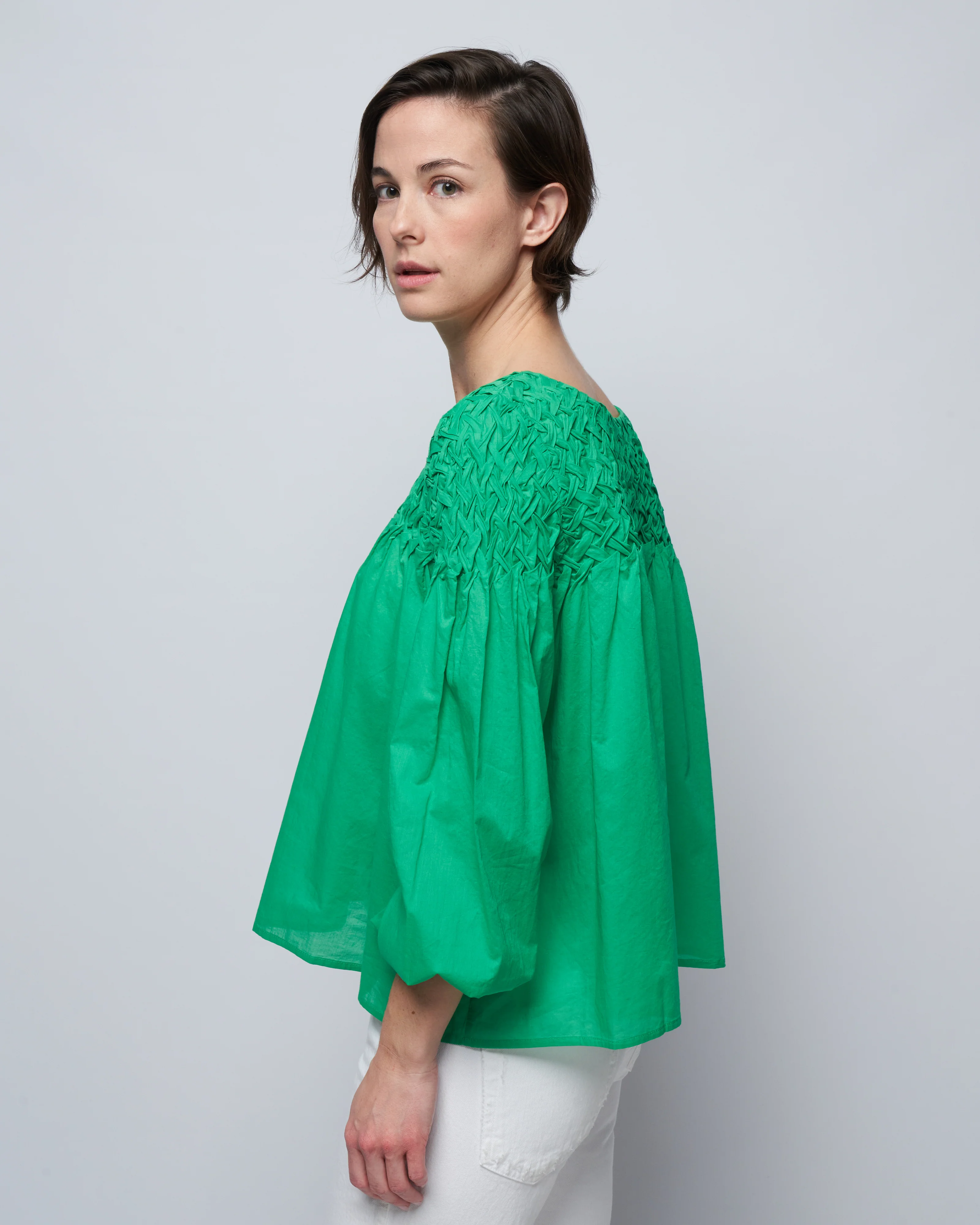 songes blouse - kelly green - Image 3