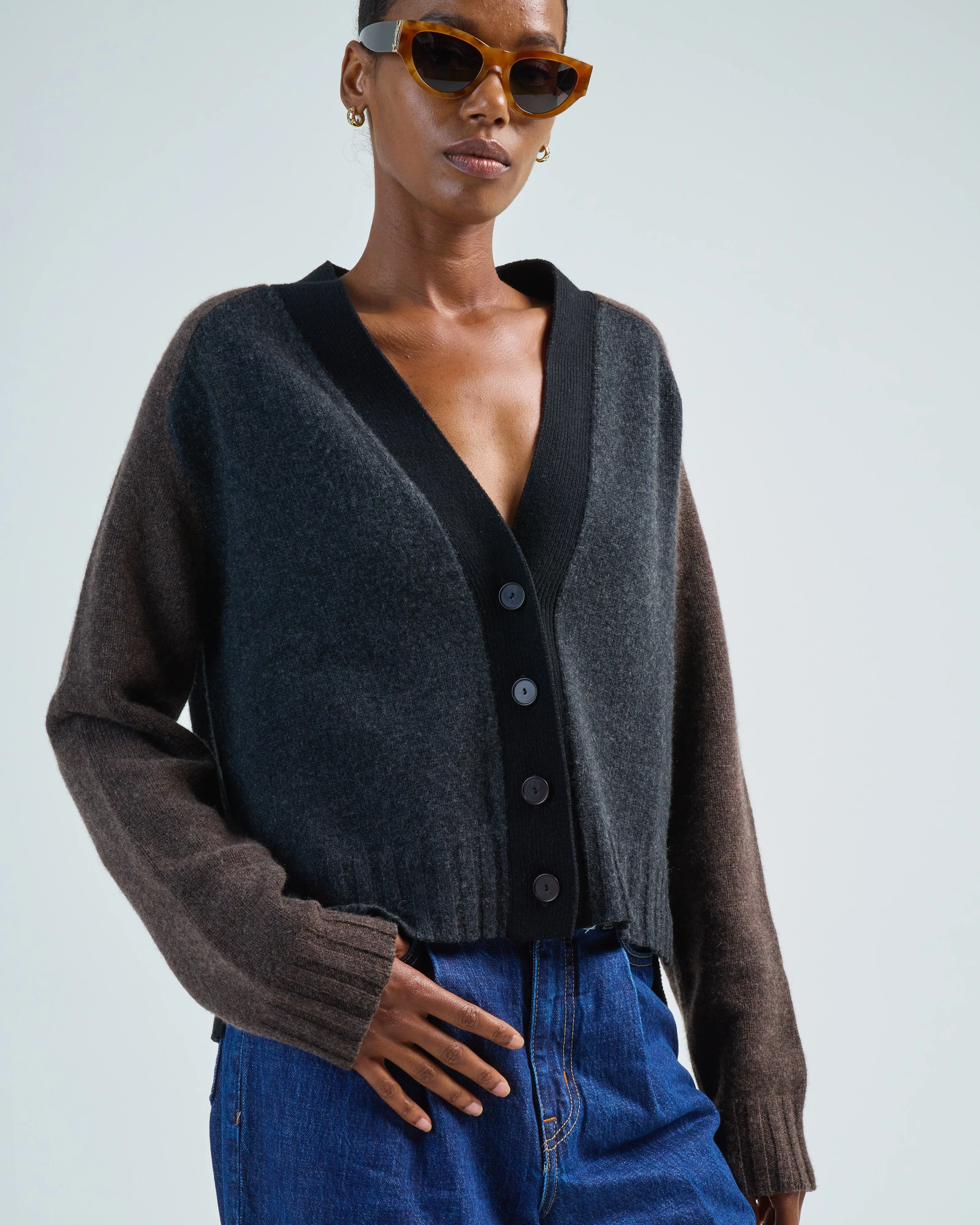 color block cardigan - Image 4