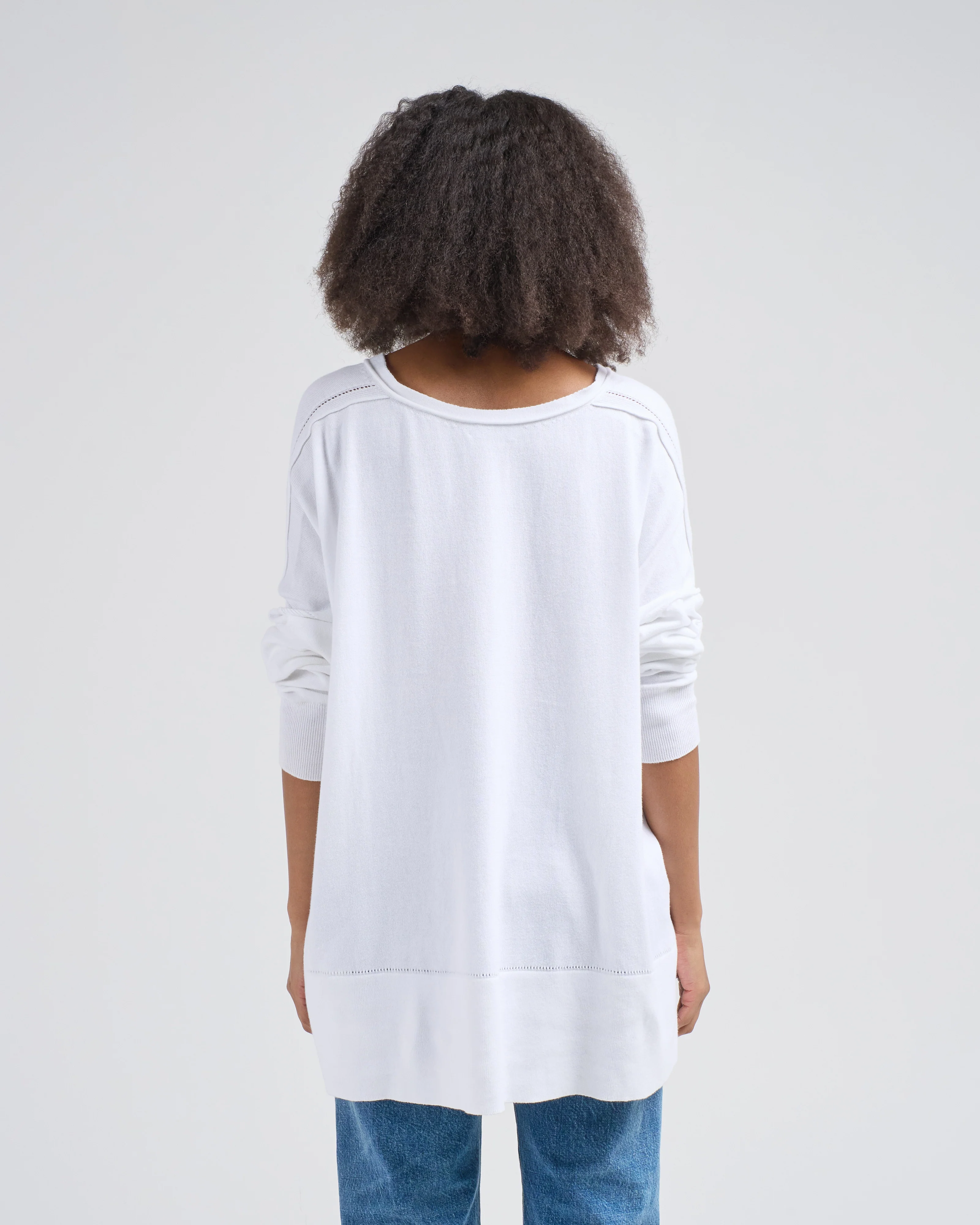 cotton pointelle cardigan - Image 4
