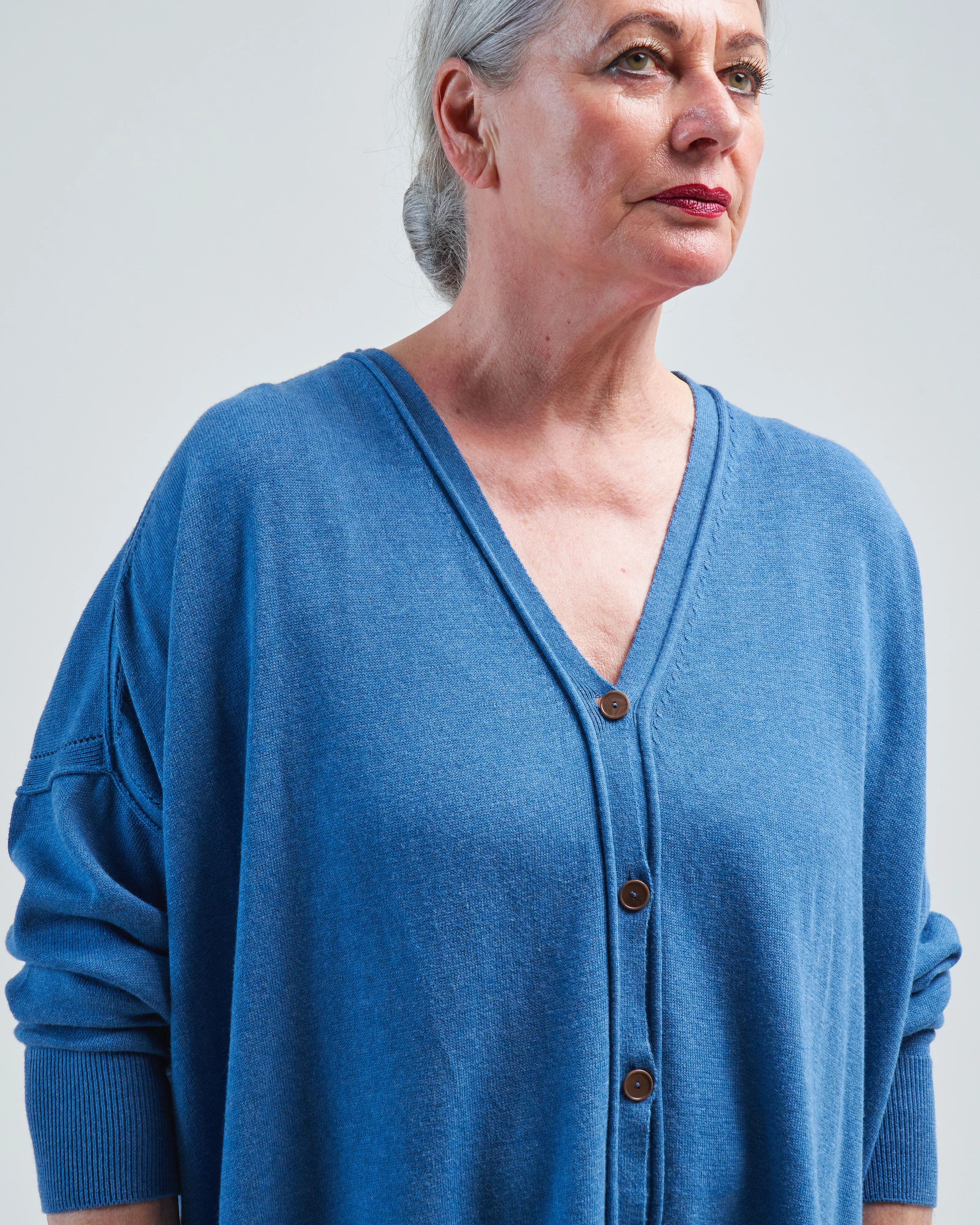cotton pointelle cardigan - Image 5