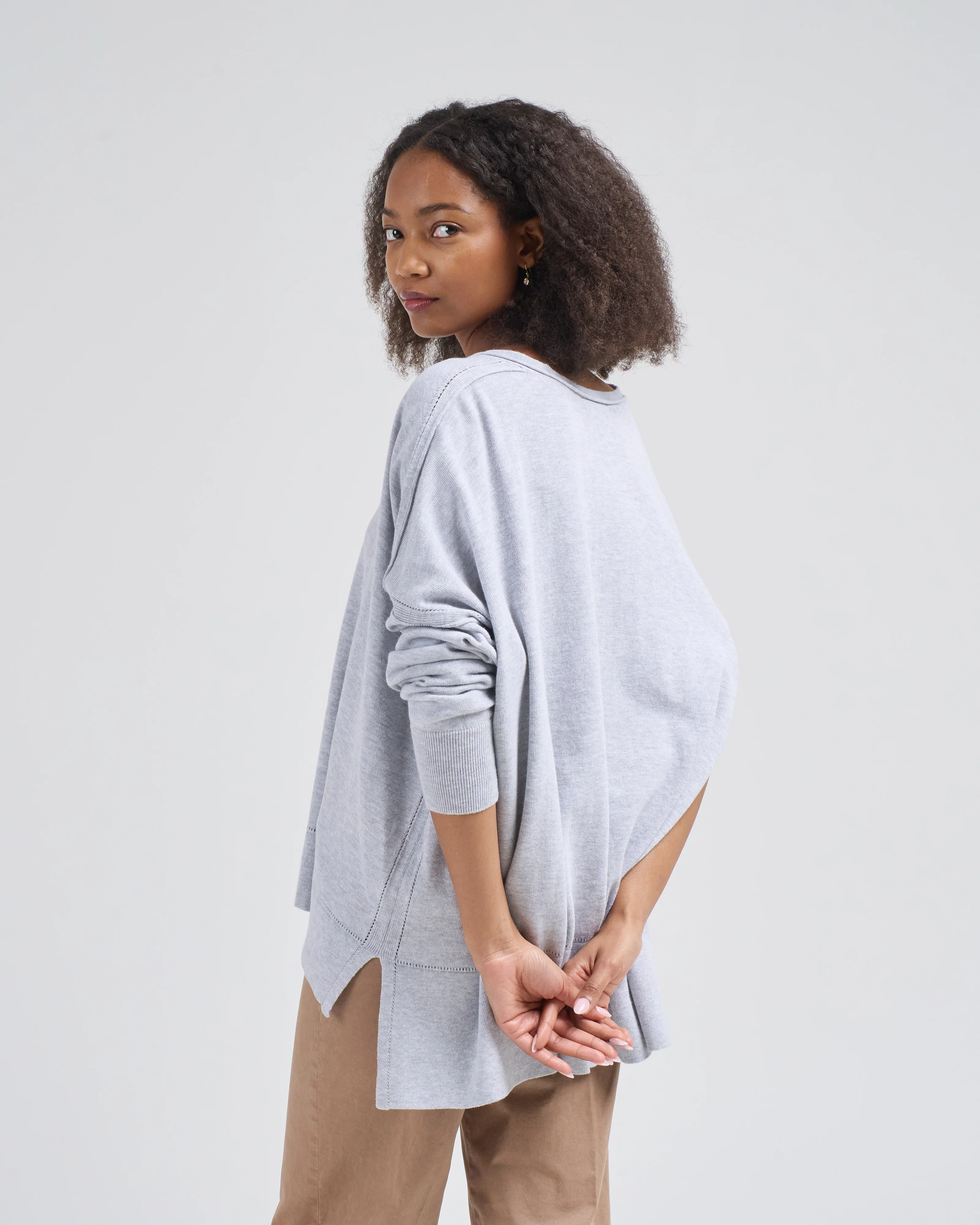cotton pointelle cardigan - Image 5