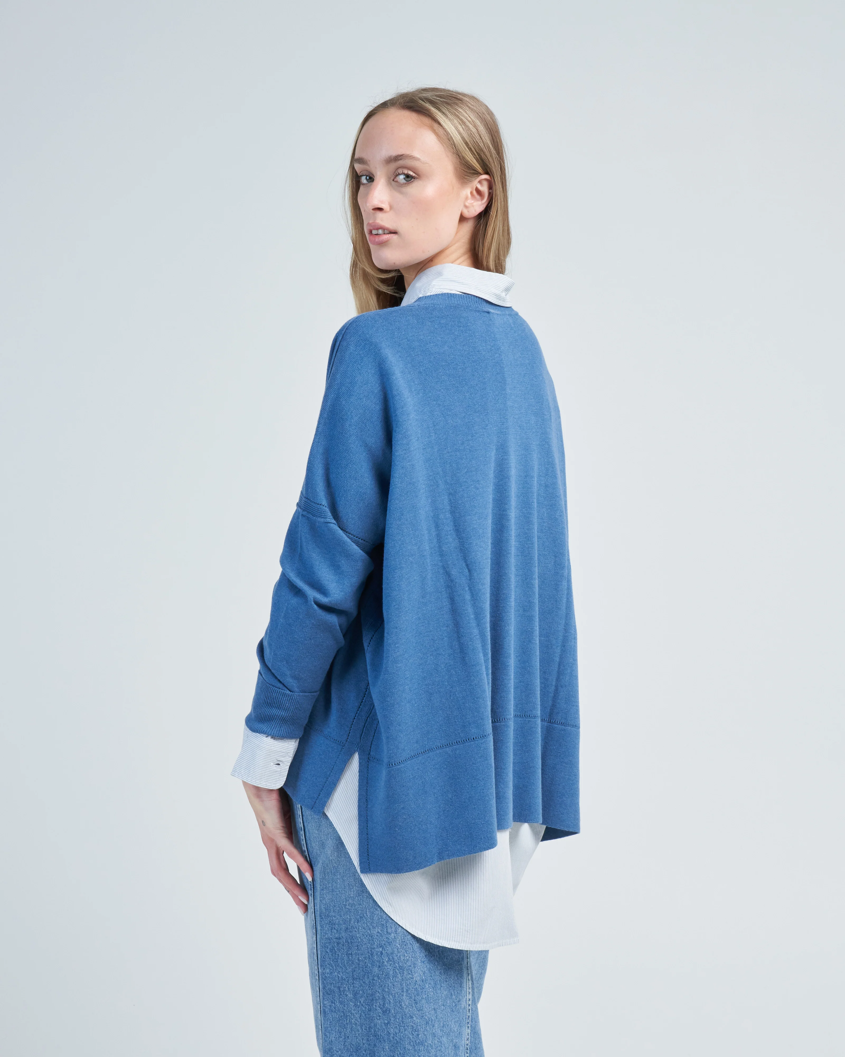 cotton pointelle crew - Image 4