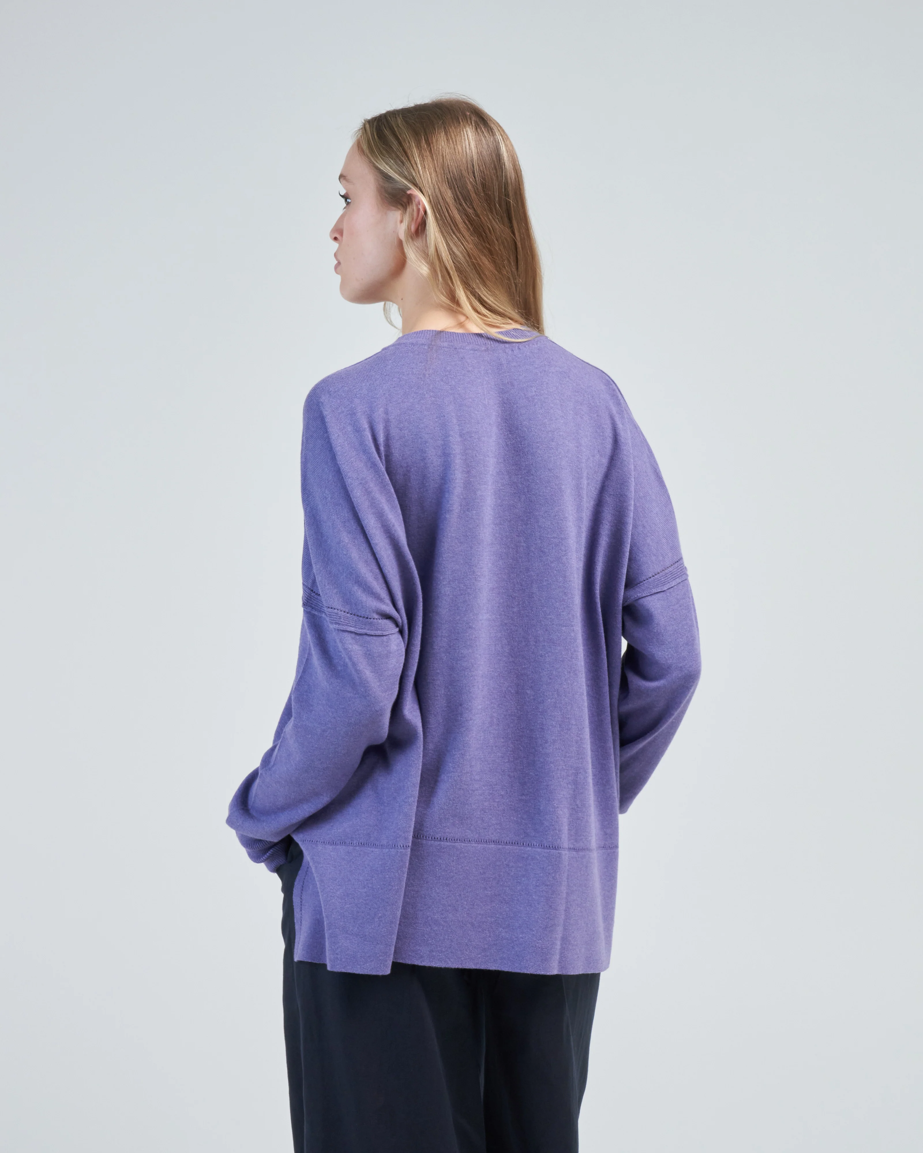 cotton pointelle crew - Image 4