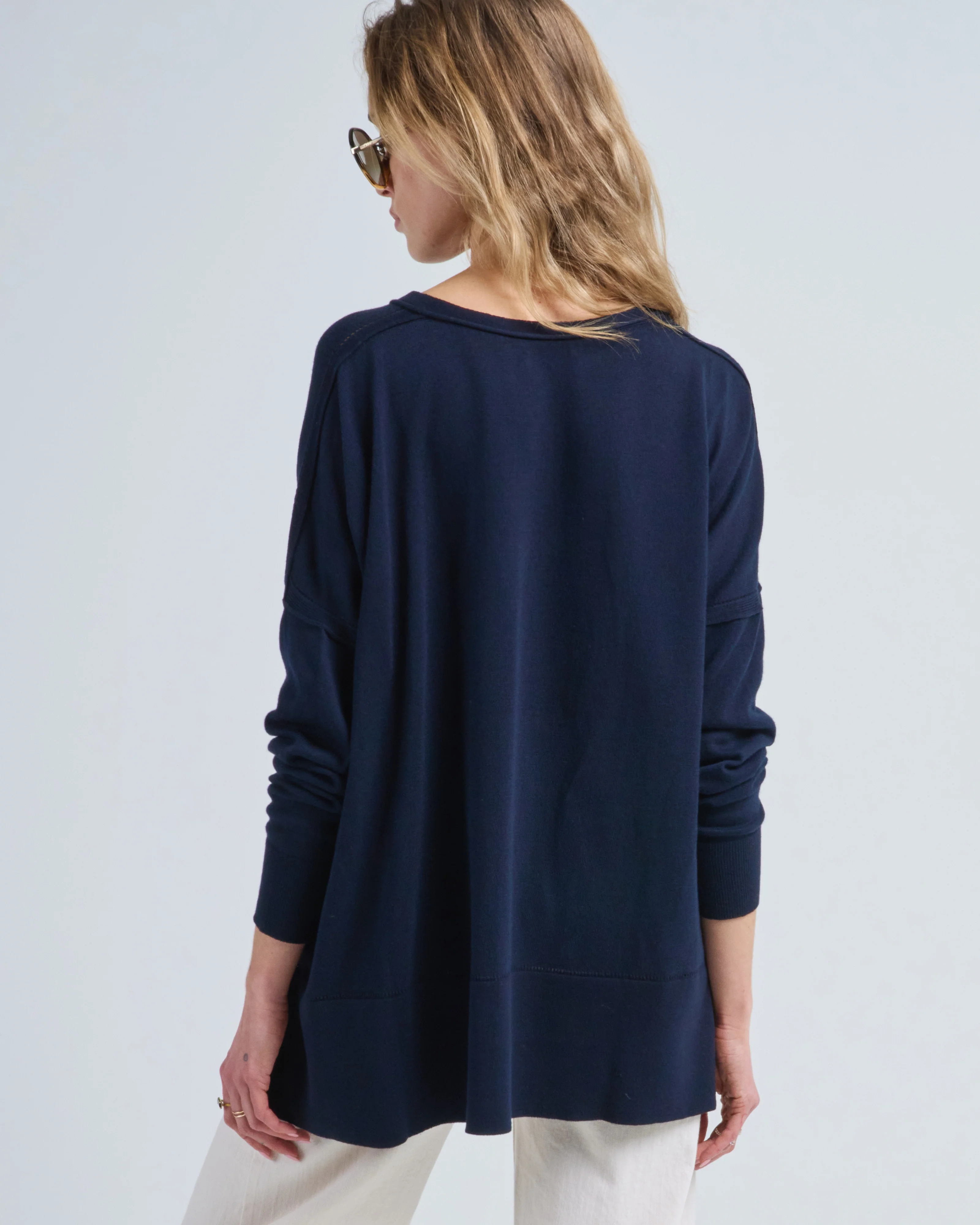 cotton pointelle cardigan - Image 4