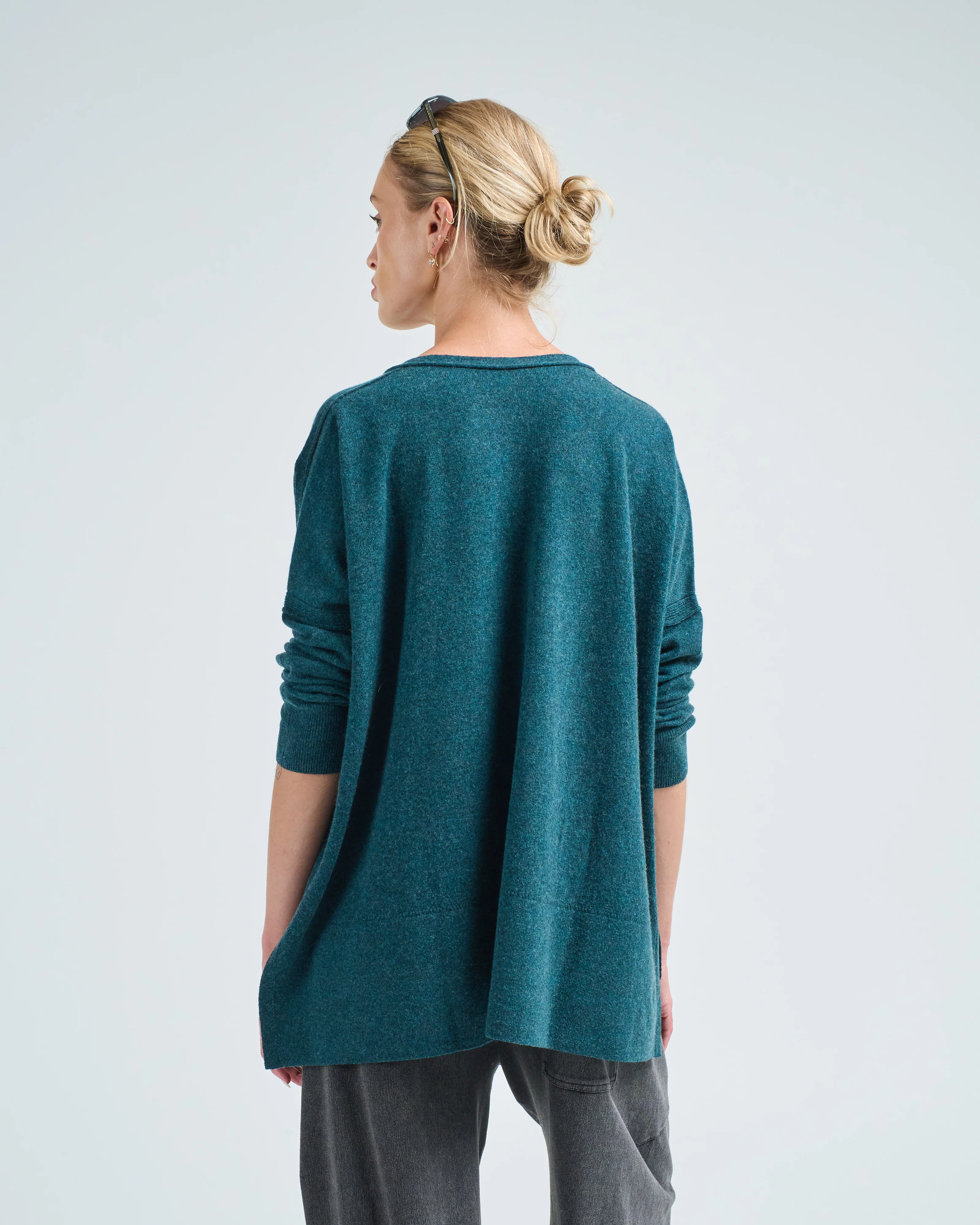 o/s pointelle cardigan - Image 4