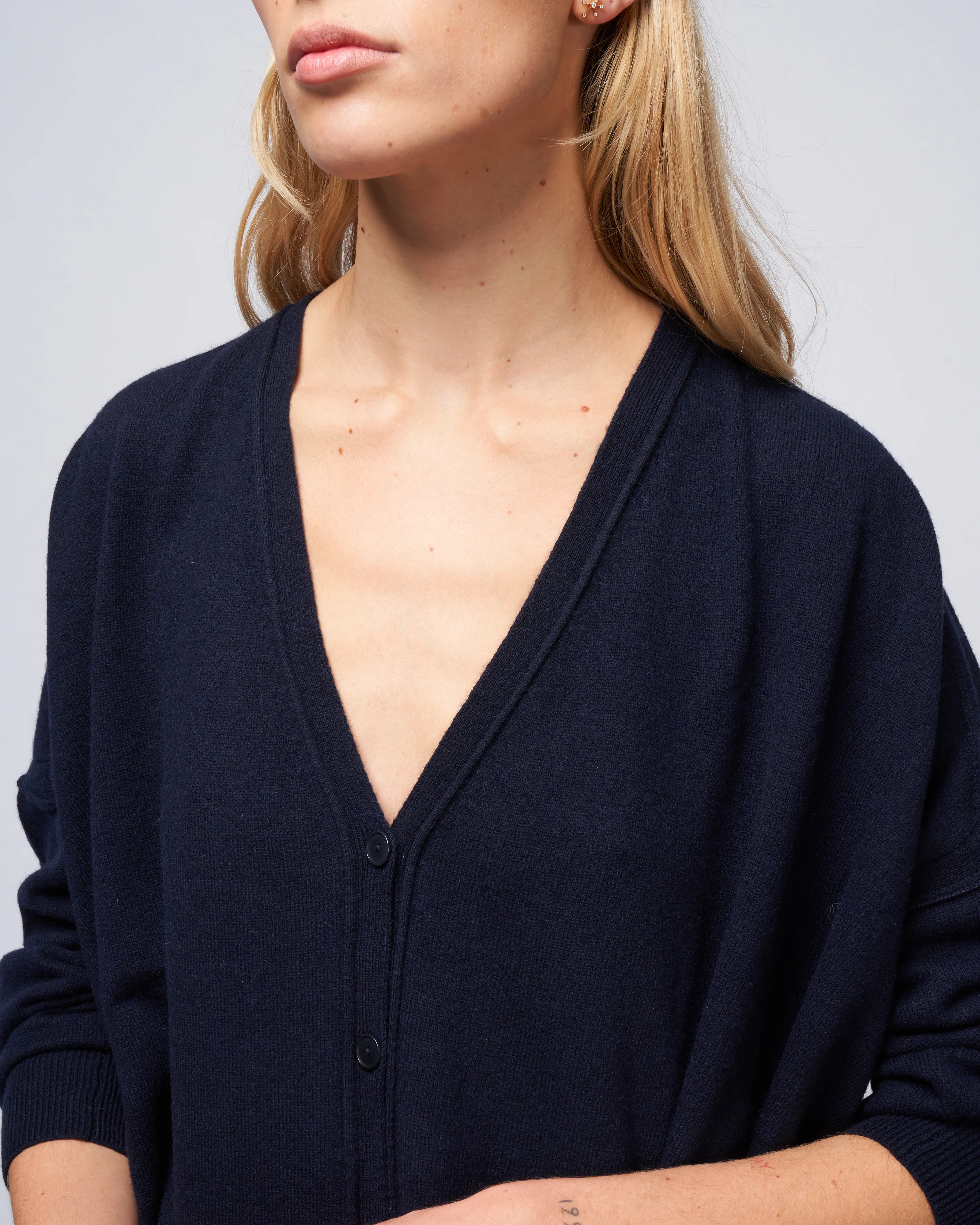 pointelle cardigan - pirate - Image 5
