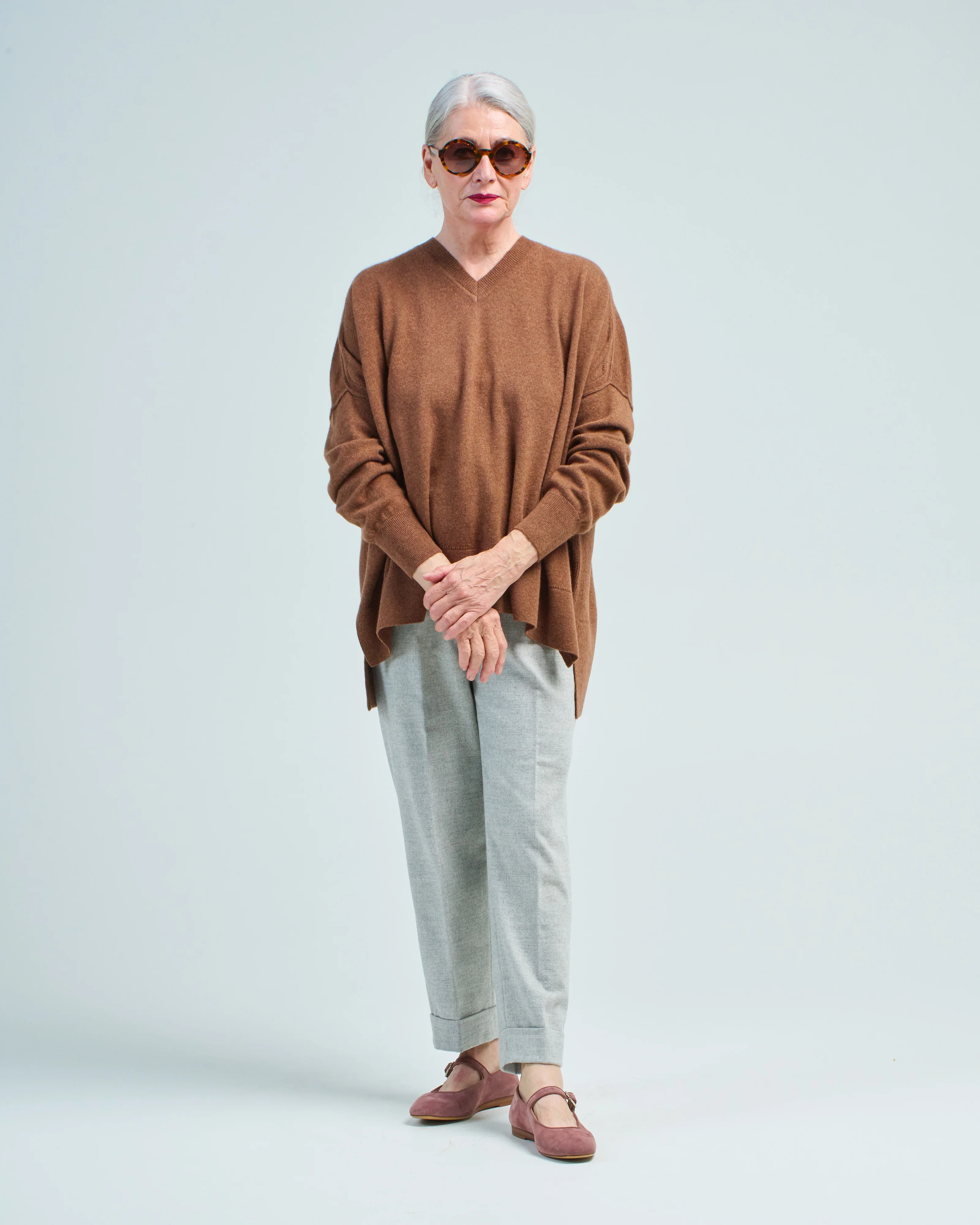 pointelle v-neck - Image 2