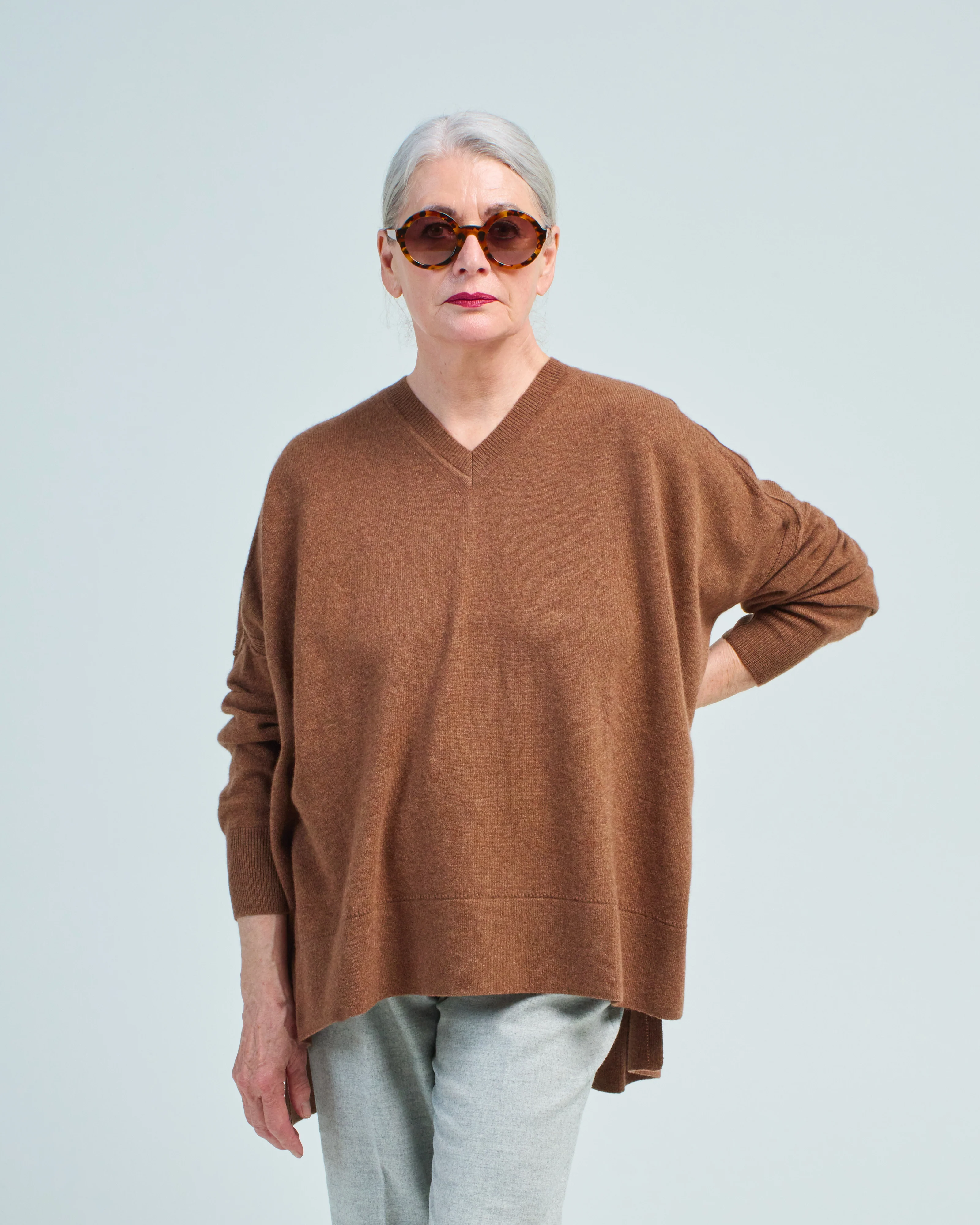 pointelle v-neck - Image 3