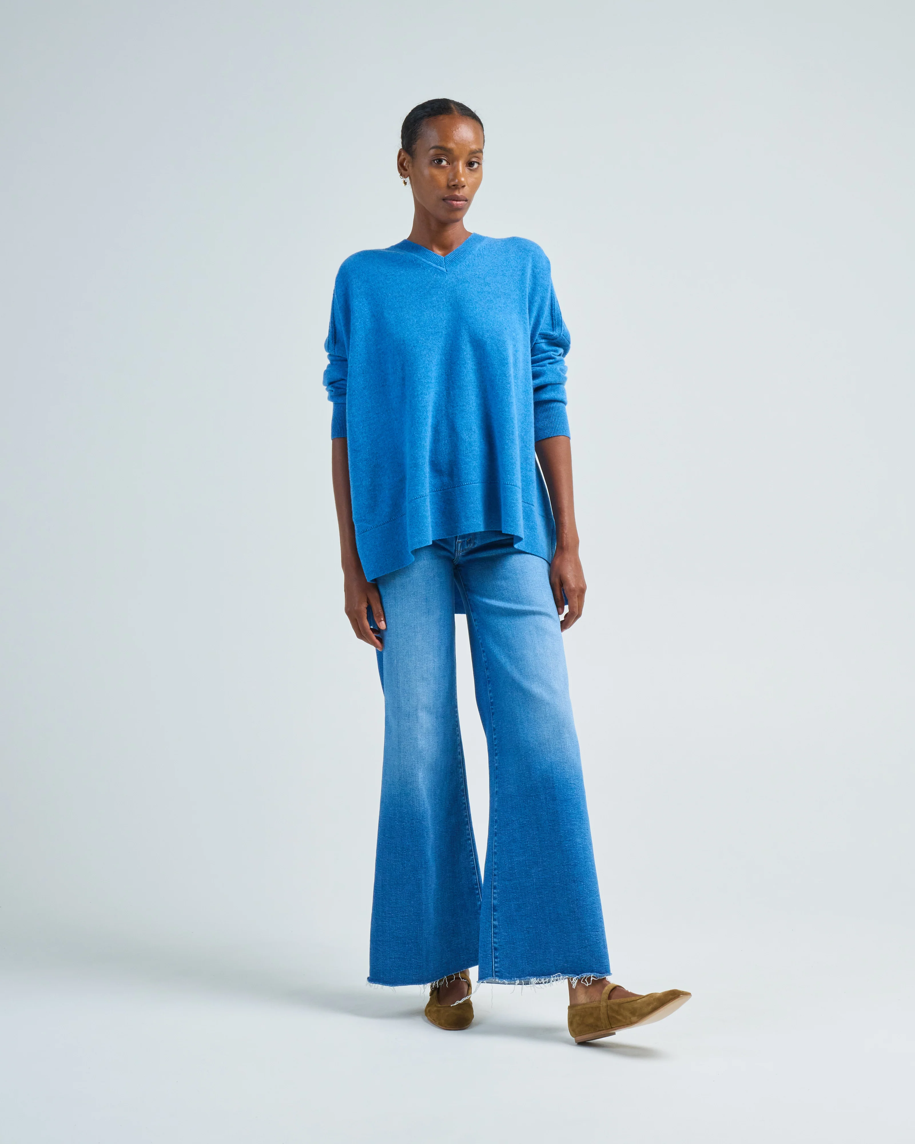 pointelle v-neck - Image 2