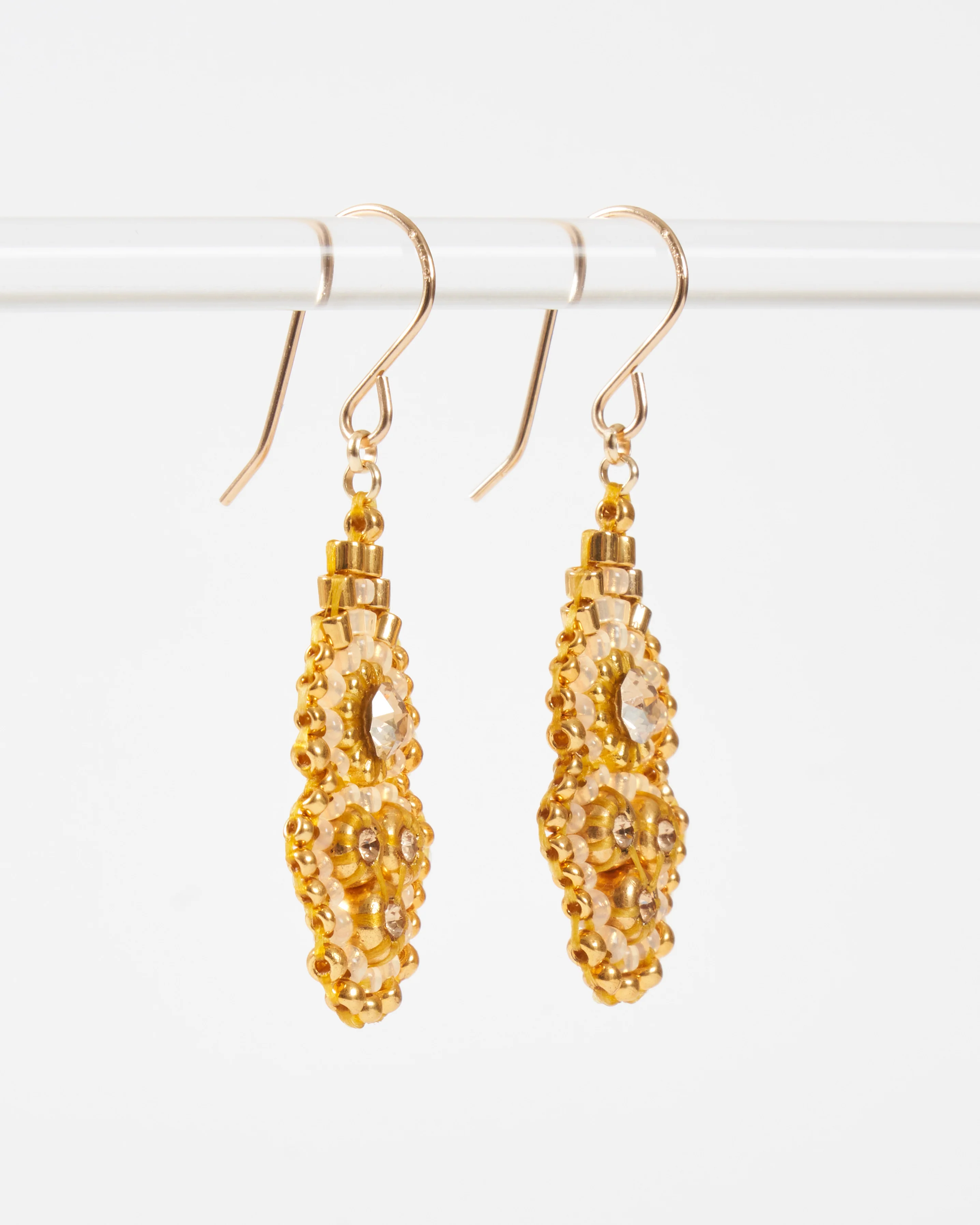 swarvoski and miyuki earrings - Image 2