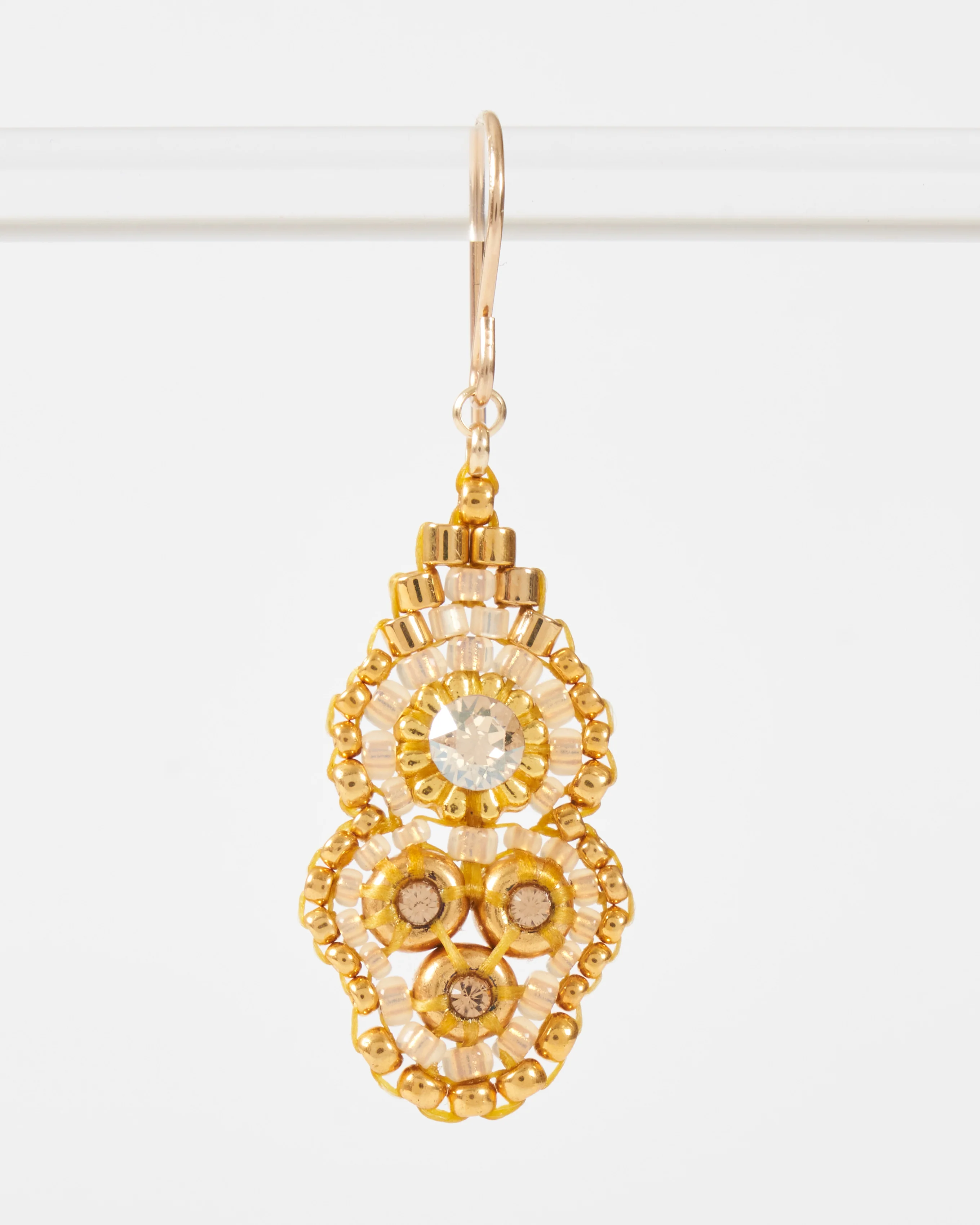 swarvoski and miyuki earrings - Image 4