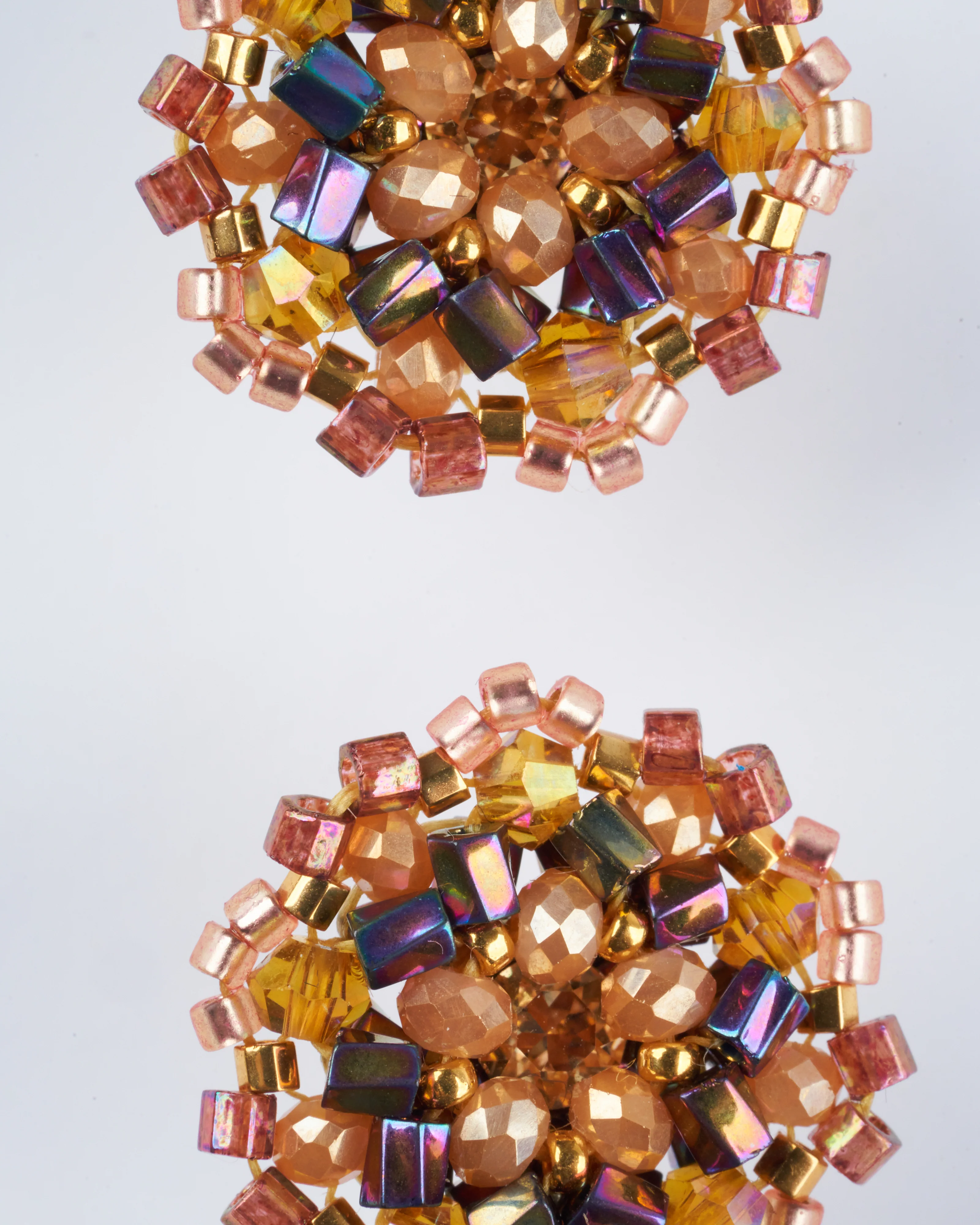 button post opalite bead earrings - multi - Image 3