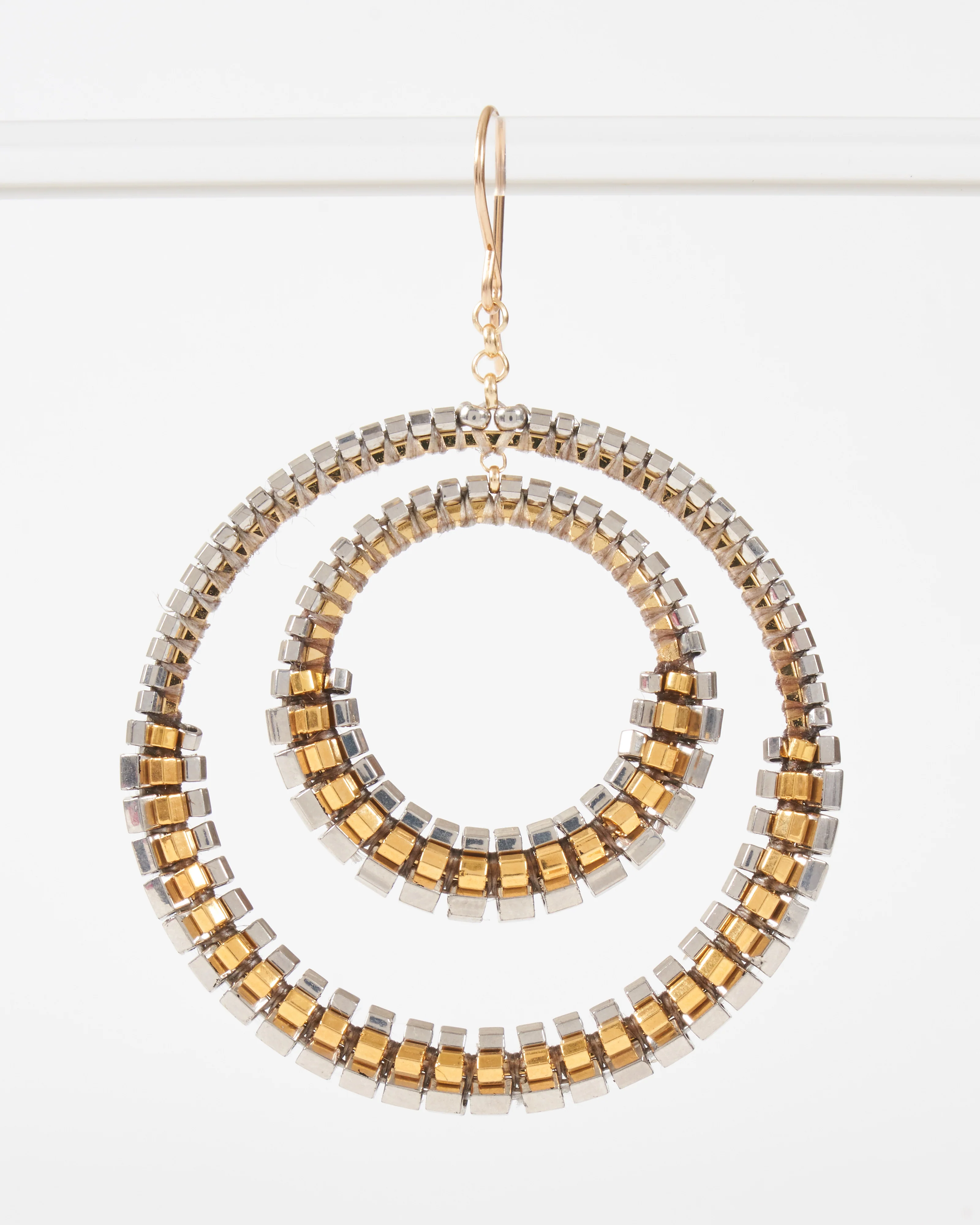 crystal and miyuki earrings - Image 2