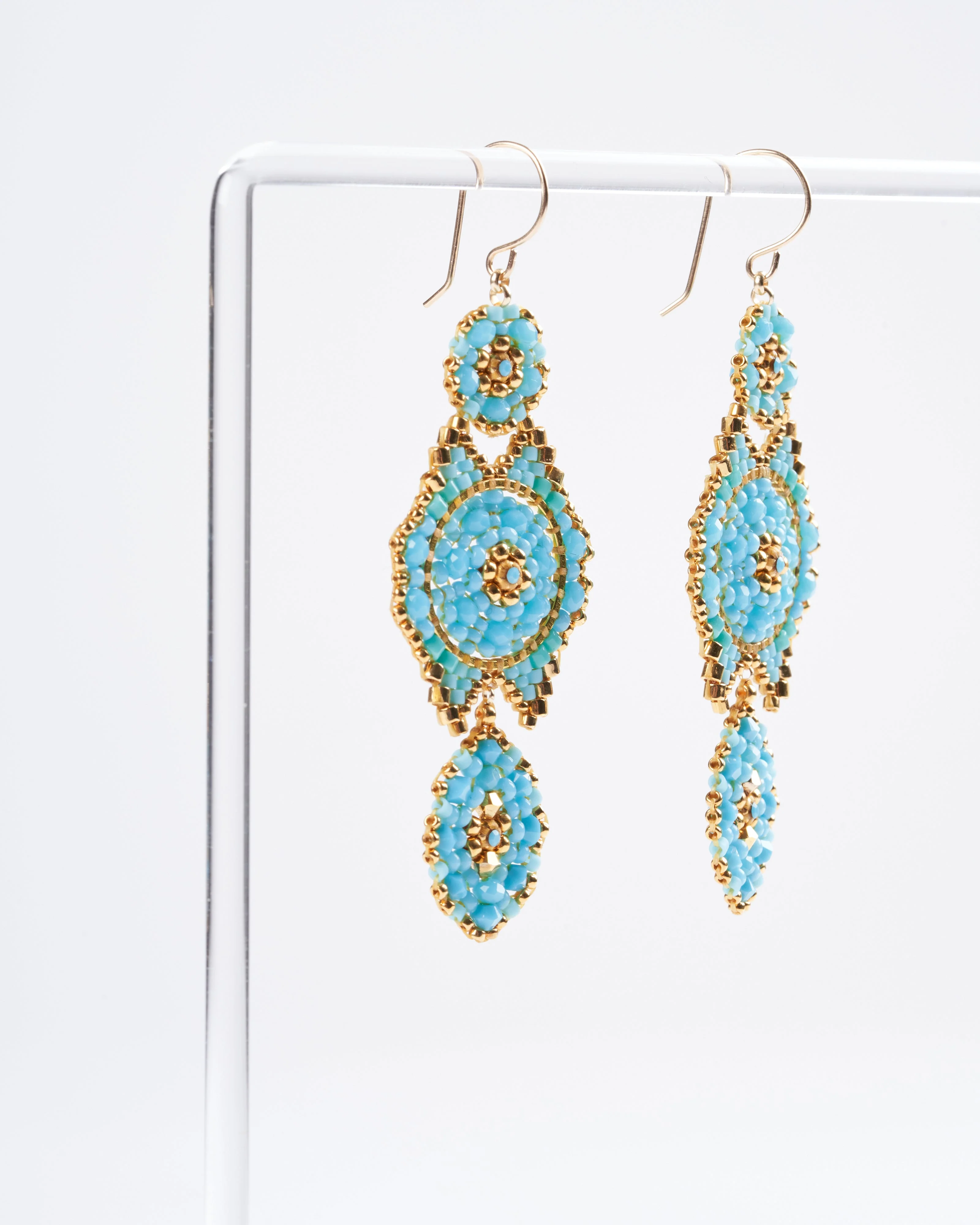 blue hydro quartz with swarovoski - blue - Image 4
