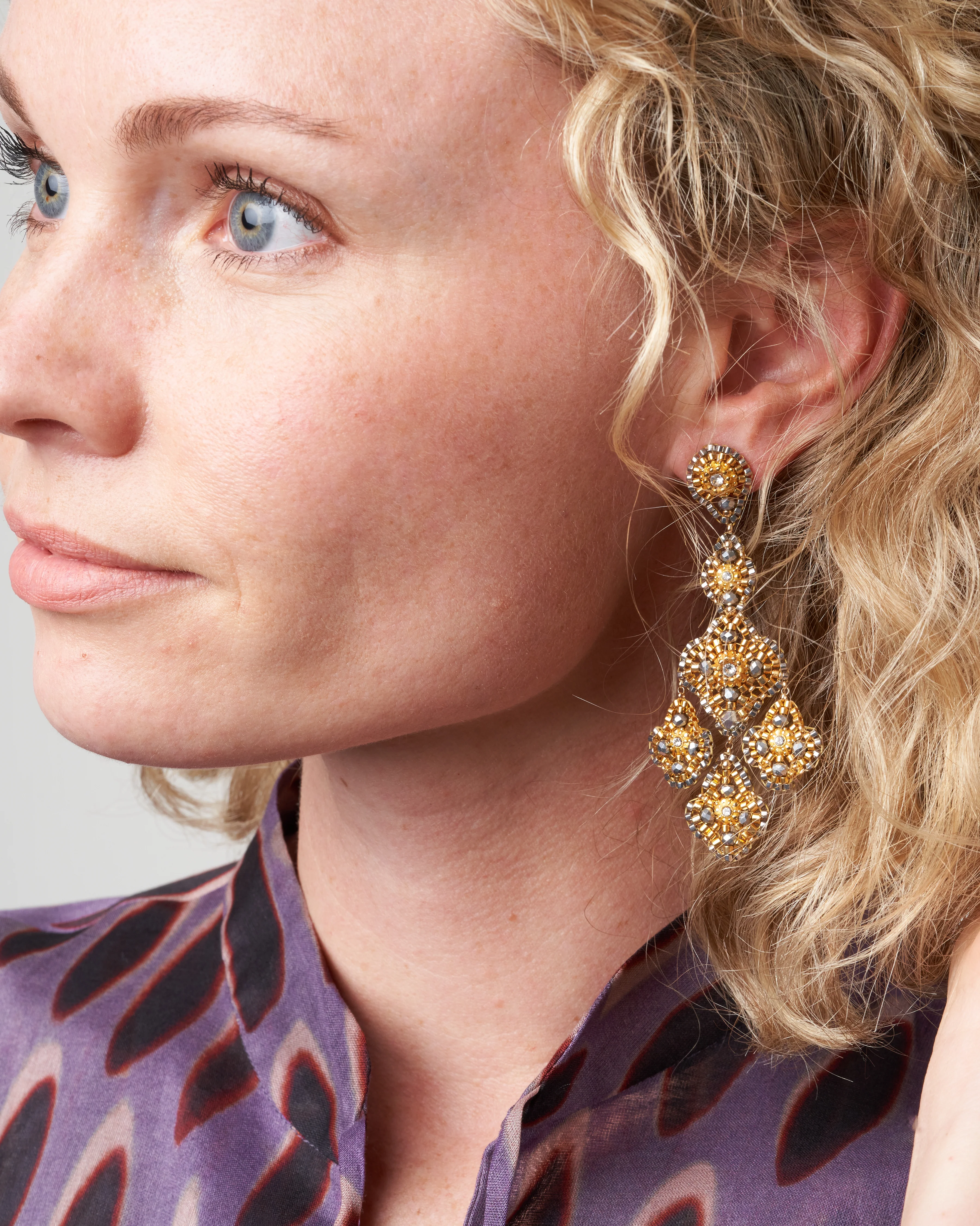 3 inch earrings - multi
