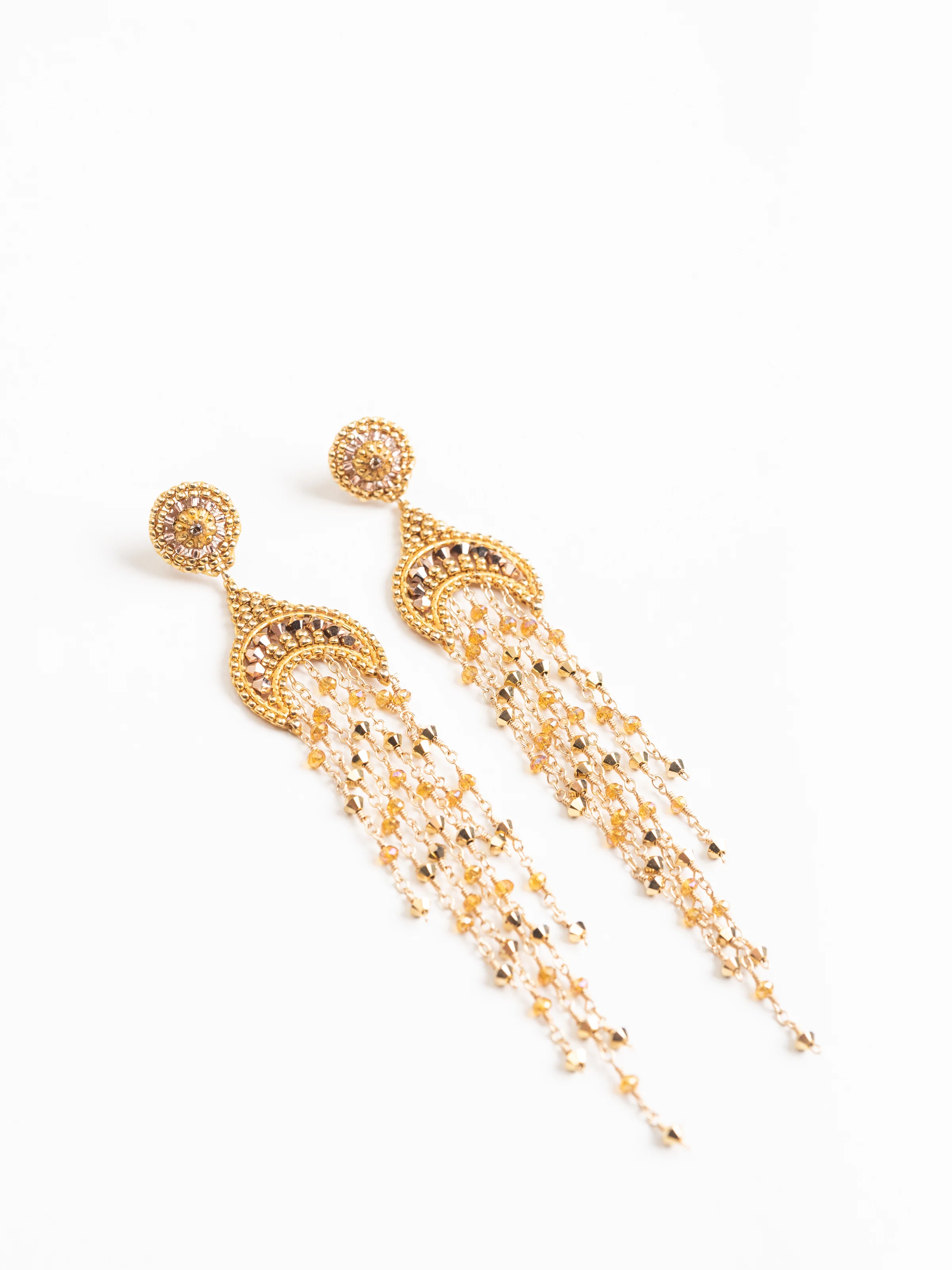 topaz hydro quartz earrings - Image 2