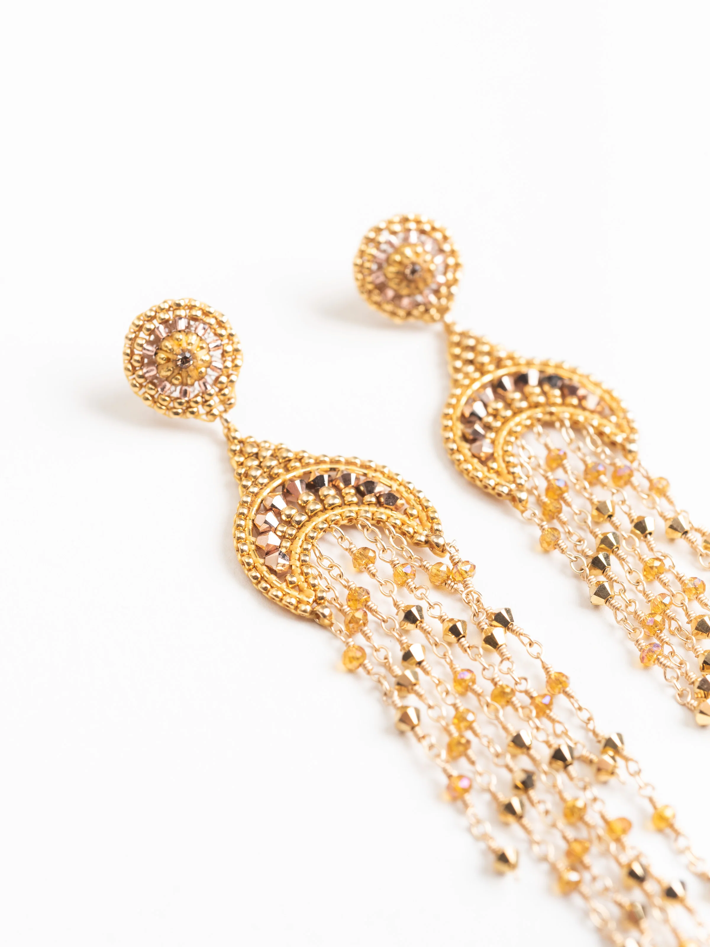 topaz hydro quartz earrings - Image 3
