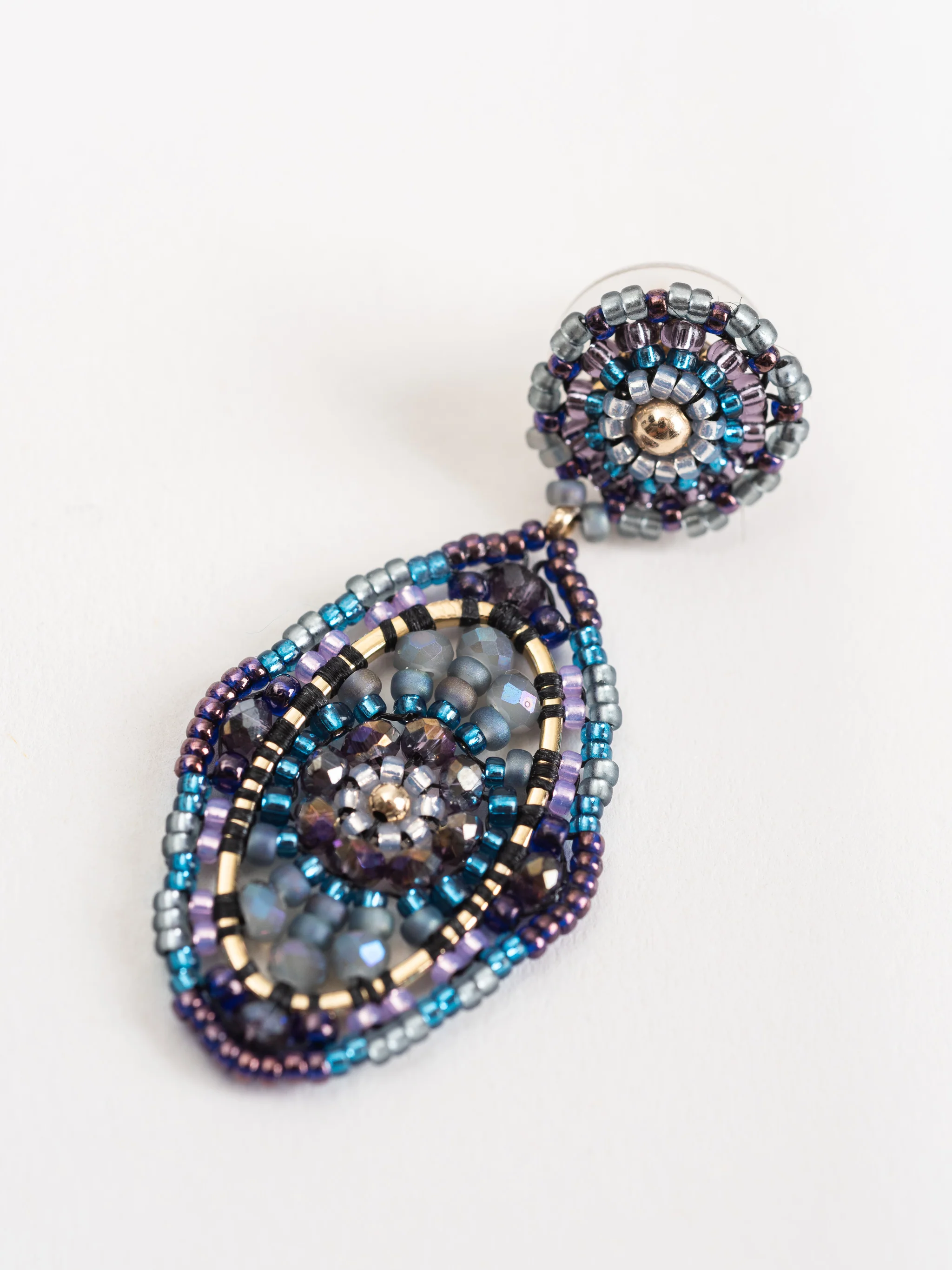 labradorite hydro quartz earrings - Image 3