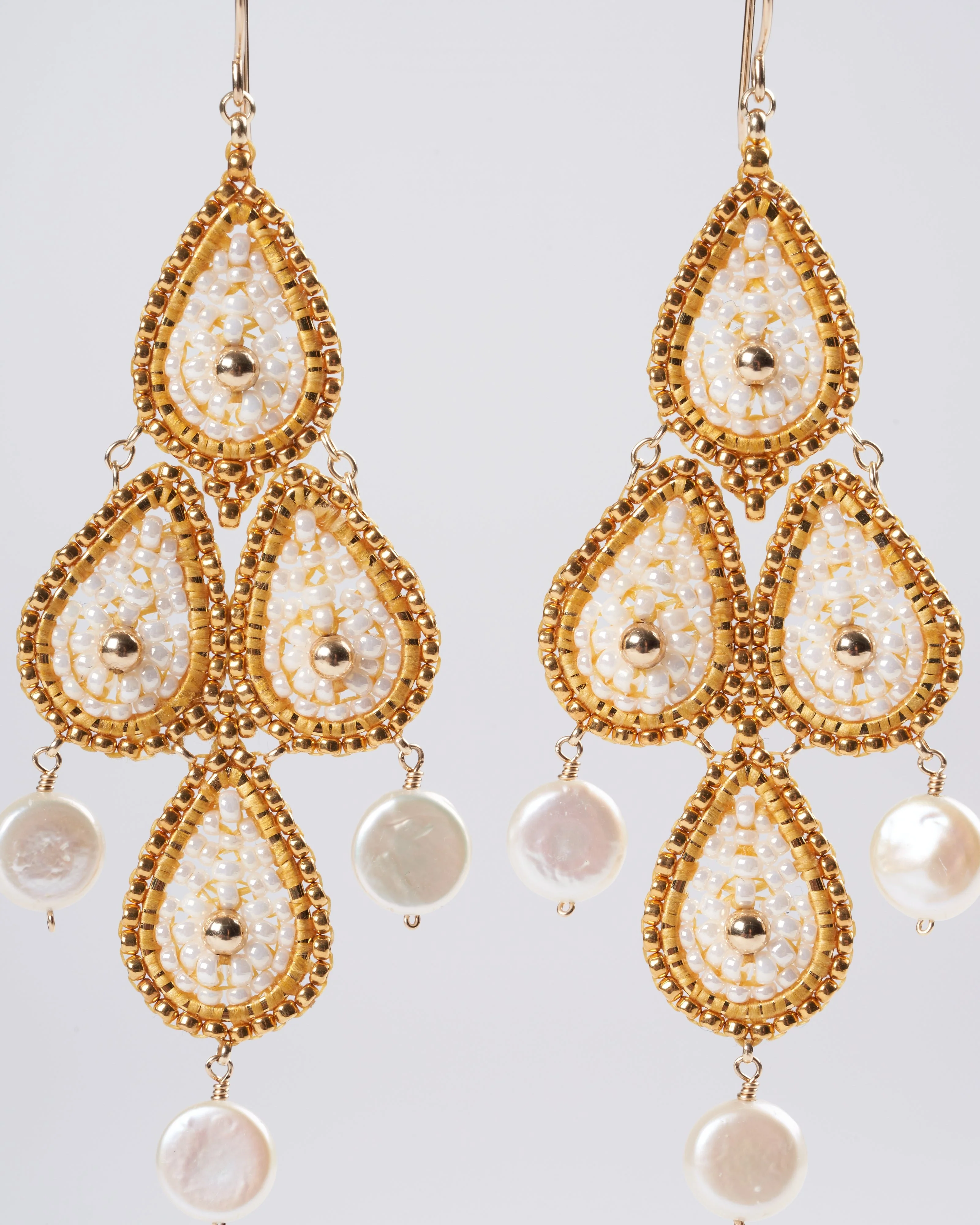 opalite /miyuki 18kgp rondelle 14kgf, - stone gold - Image 2