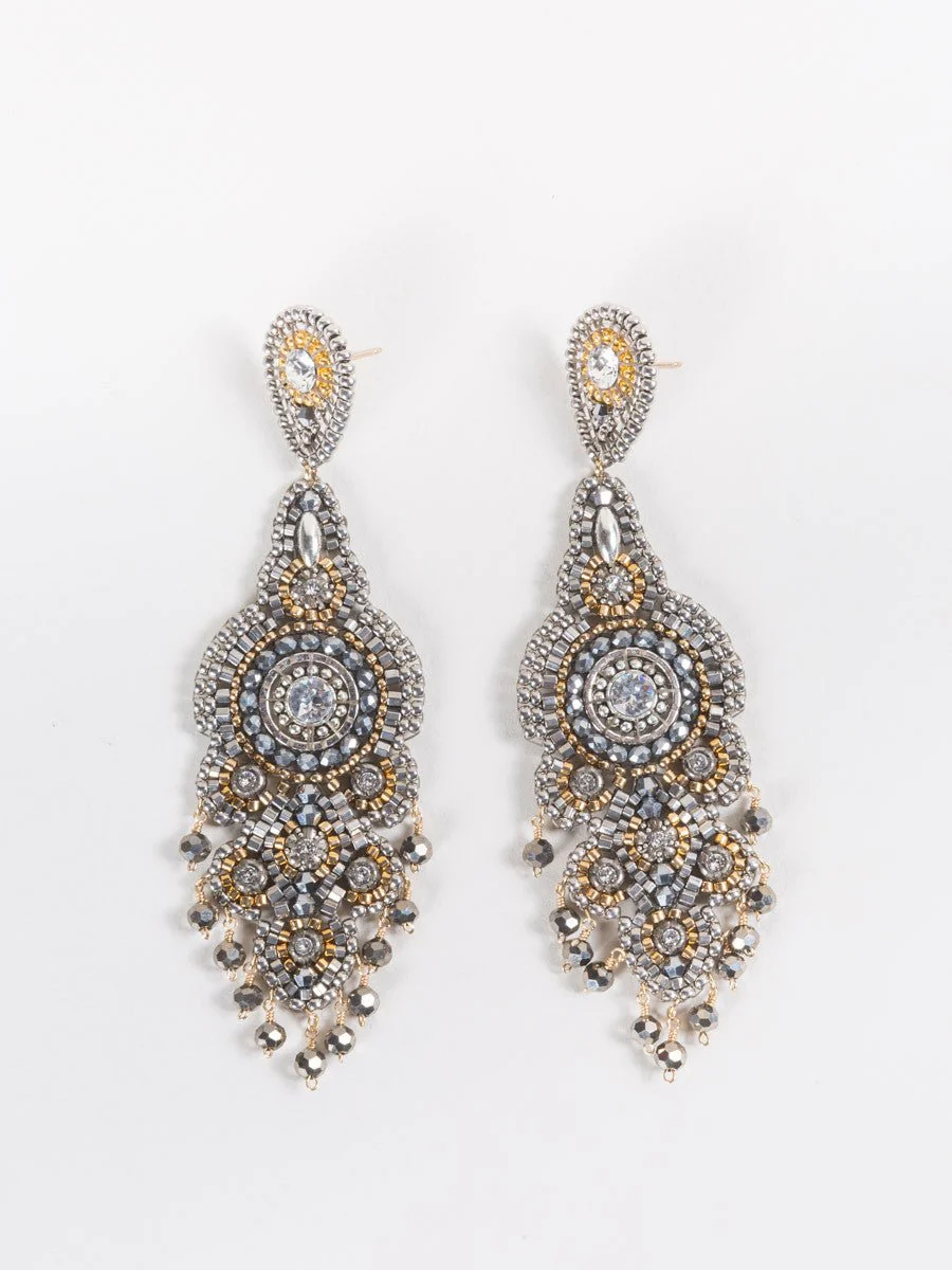 tiered chandelier earrings - Image 2