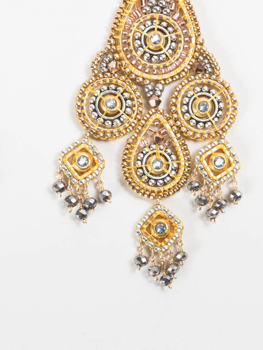 pyrite silver earrings - Image 2