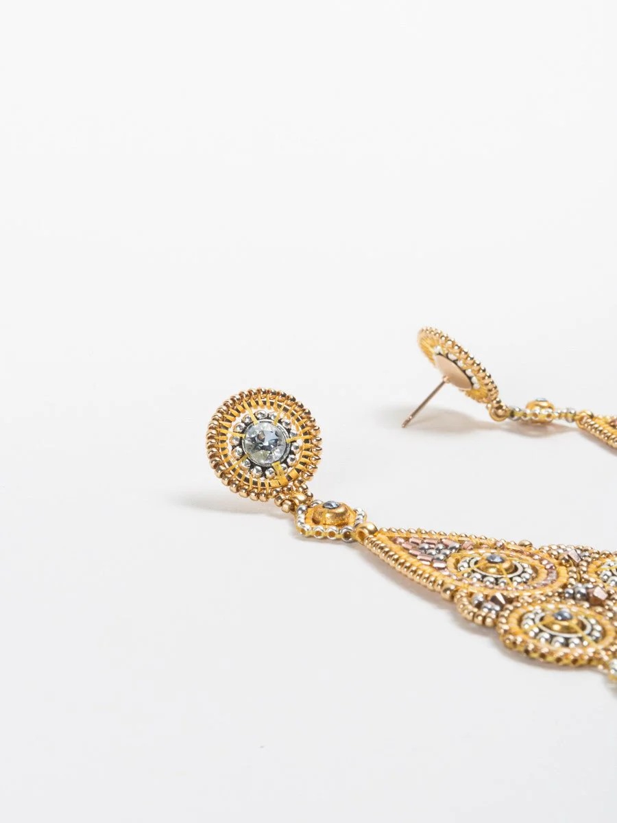 pyrite silver earrings - Image 4