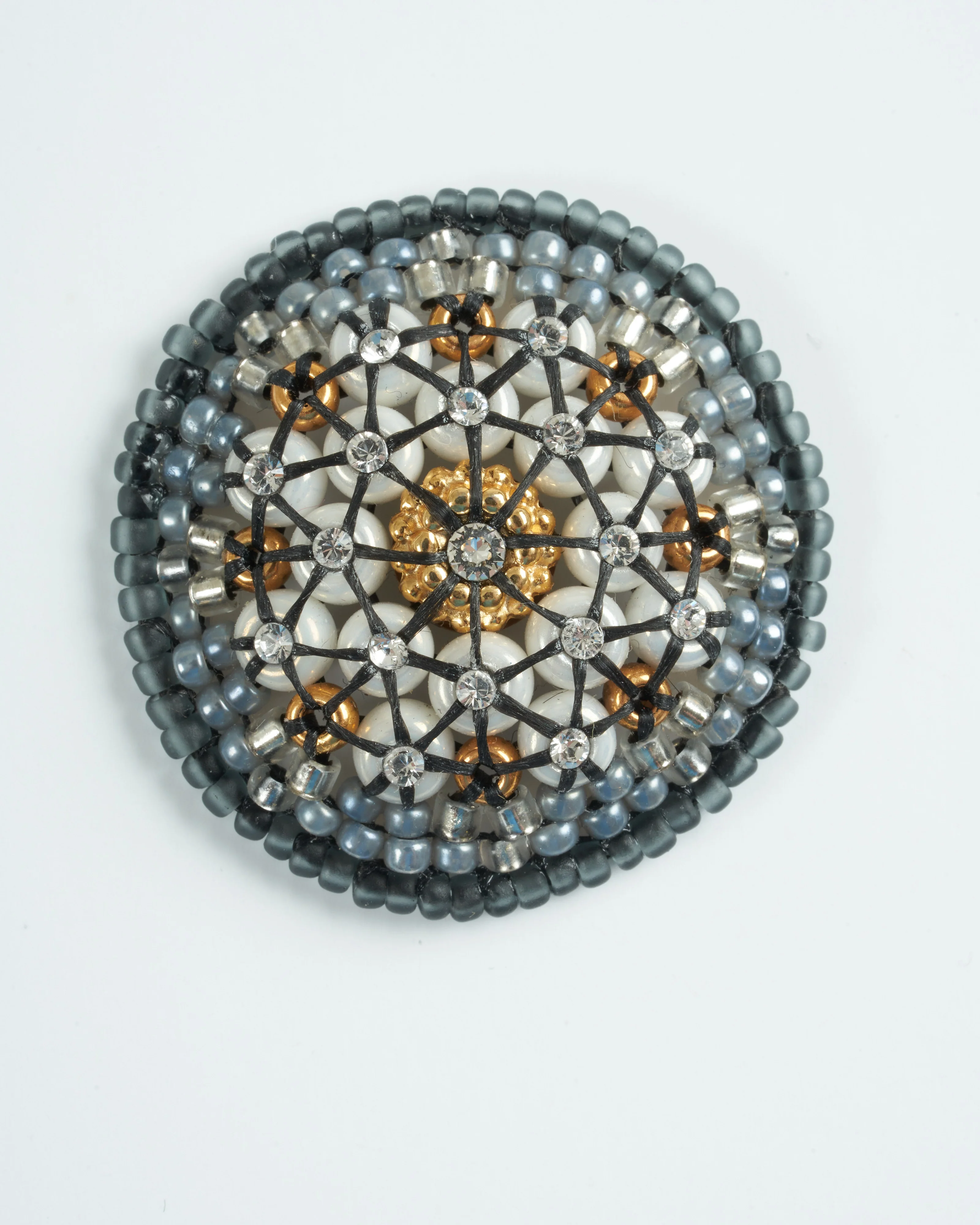 swarovski/pyrite large stud earrings - multi - Image 3
