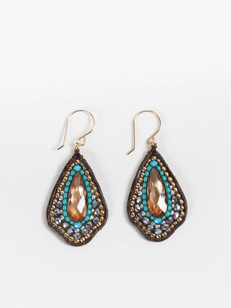 teardrop topaz earrings - Image 2