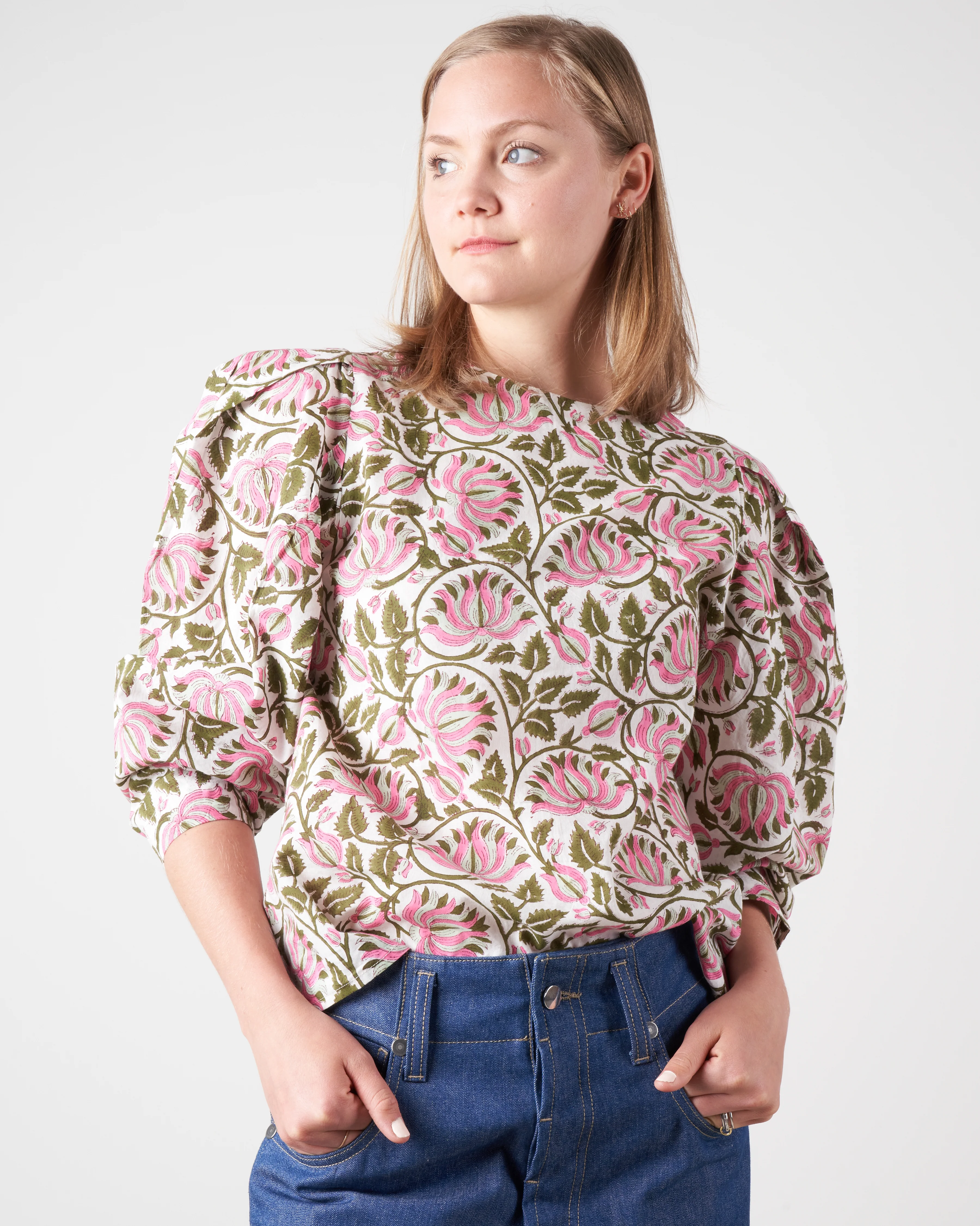 lila top - lotus flower - Image 2