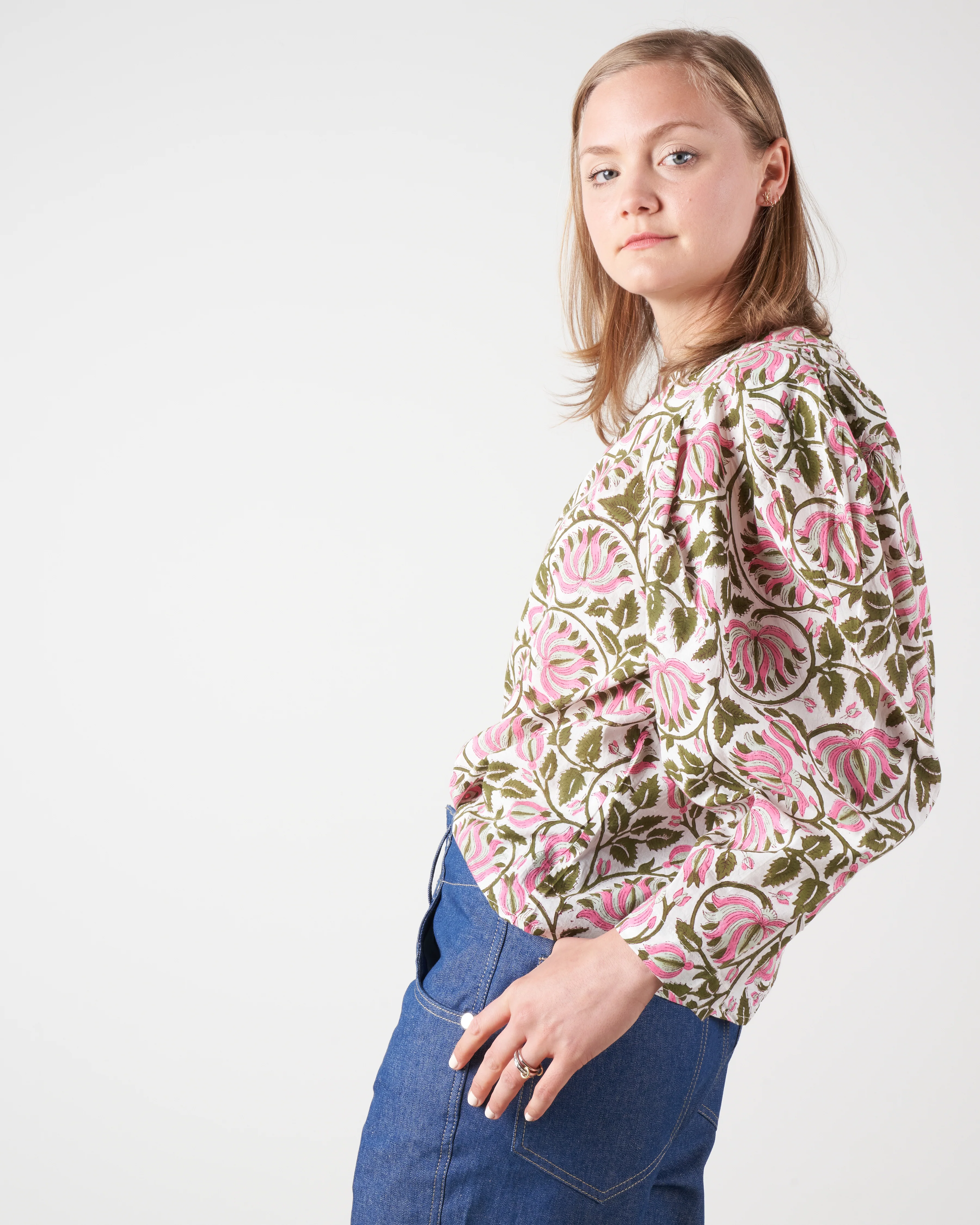 lila top - lotus flower - Image 4