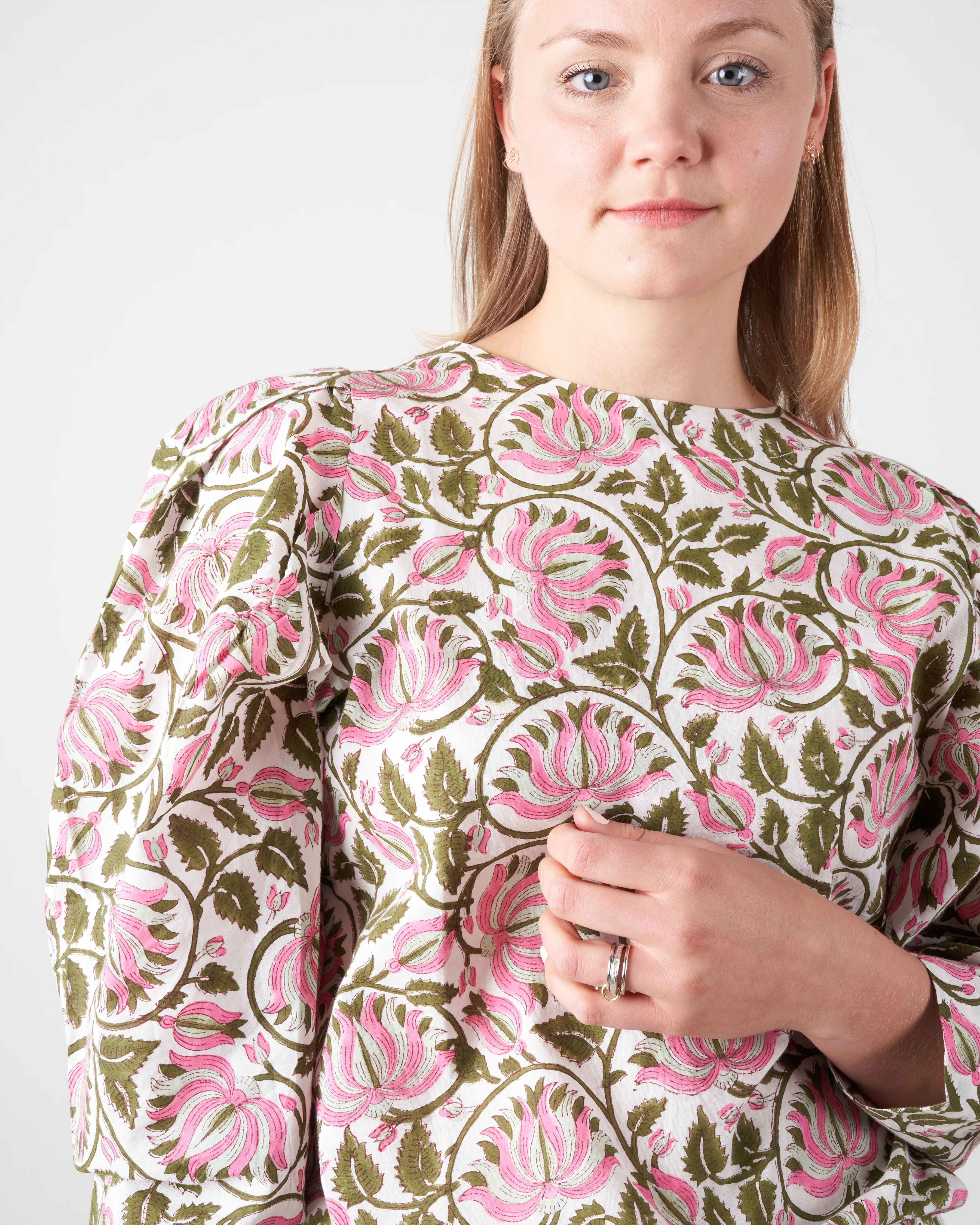 lila top - lotus flower - Image 5