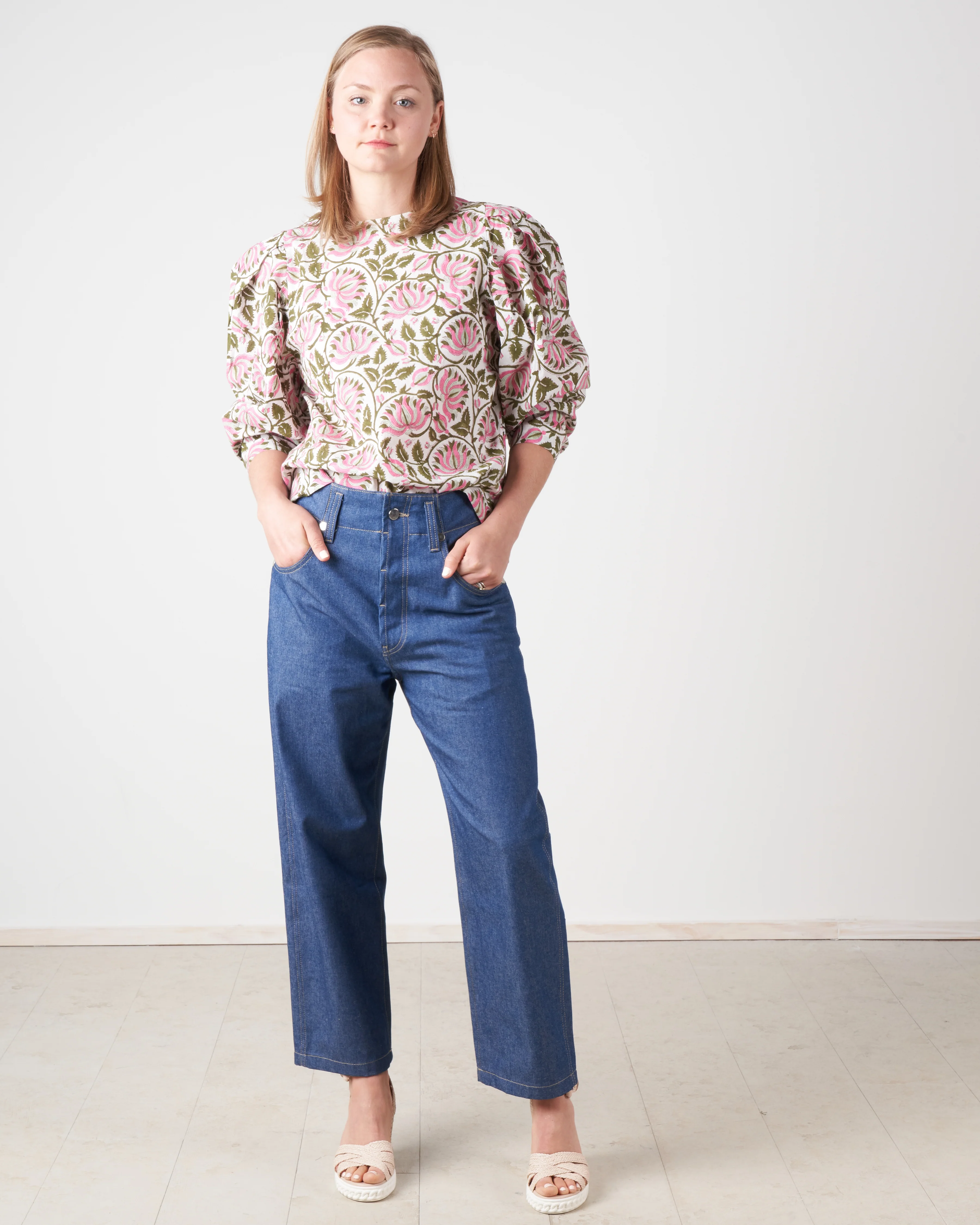 lila top - lotus flower - Image 6