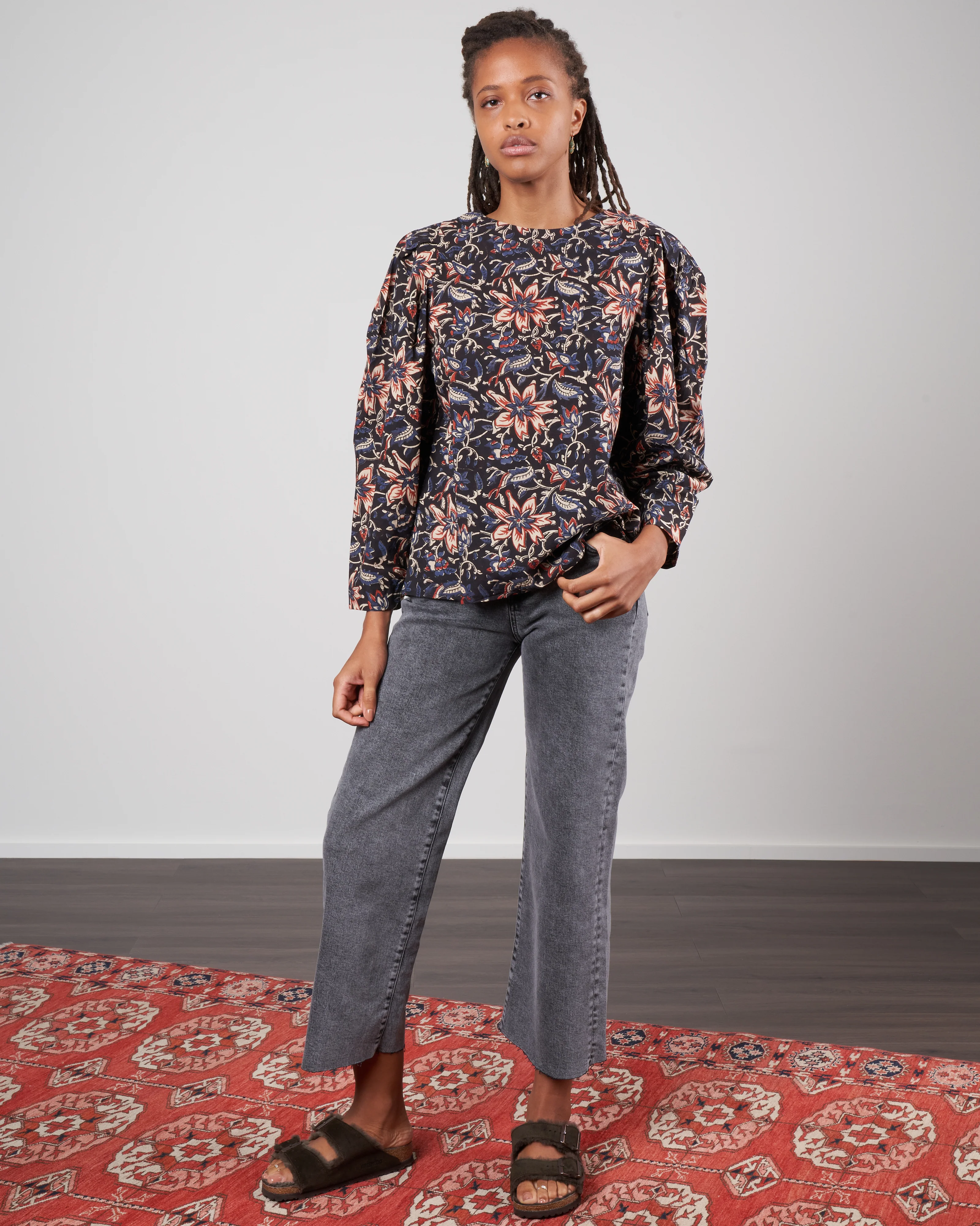lila top - midnight garden - Image 2