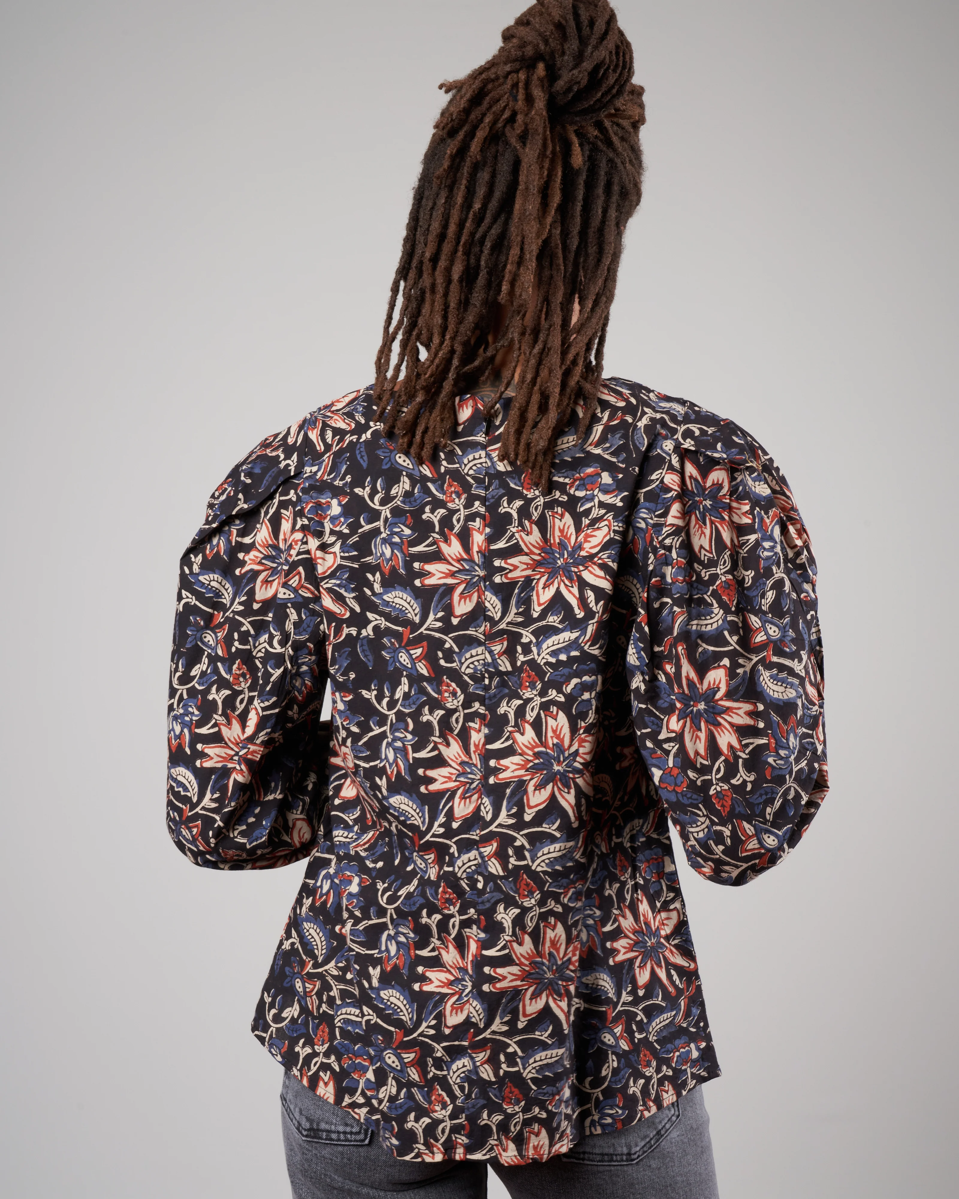 lila top - midnight garden - Image 3