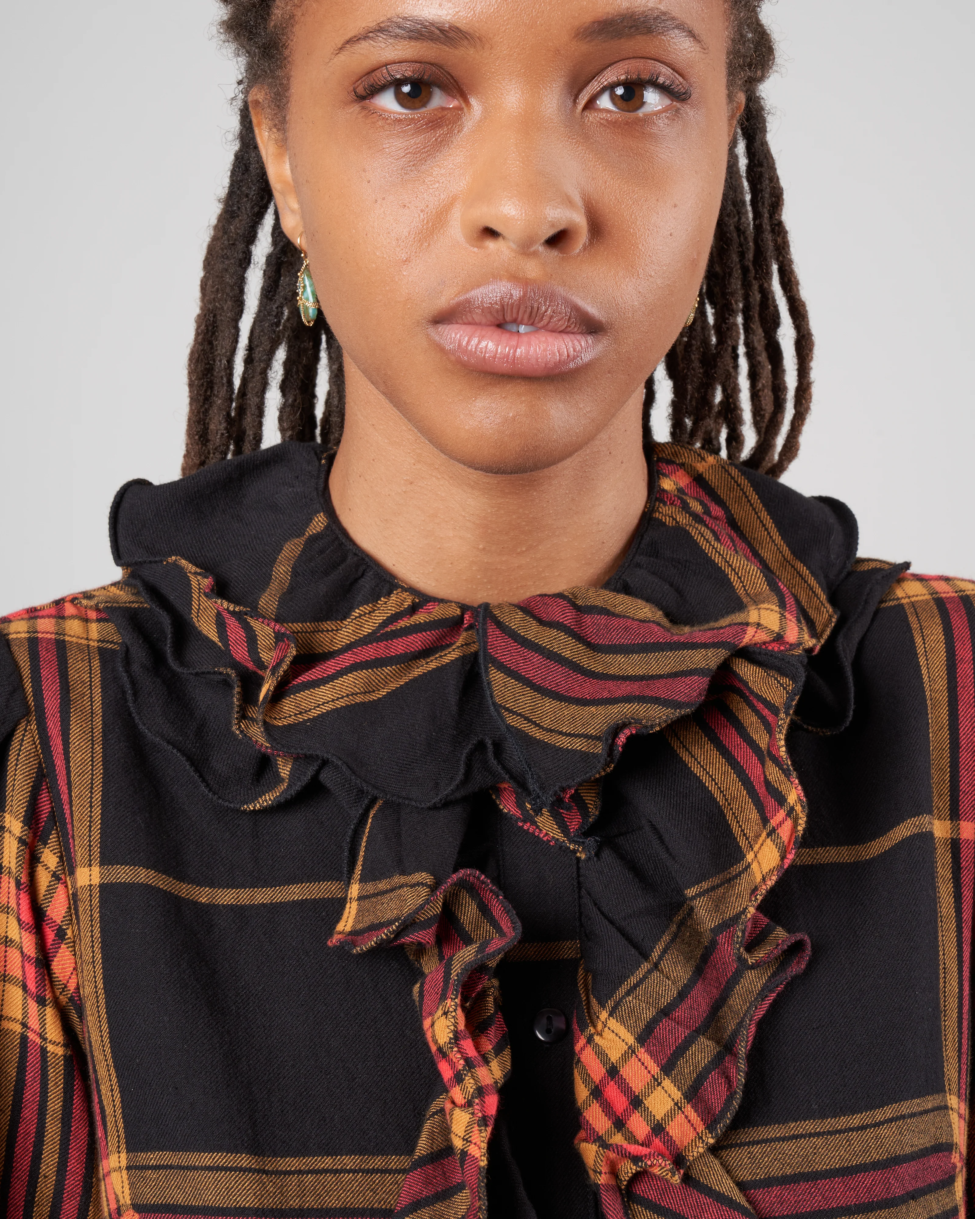 pippa top - warm plaid - Image 5