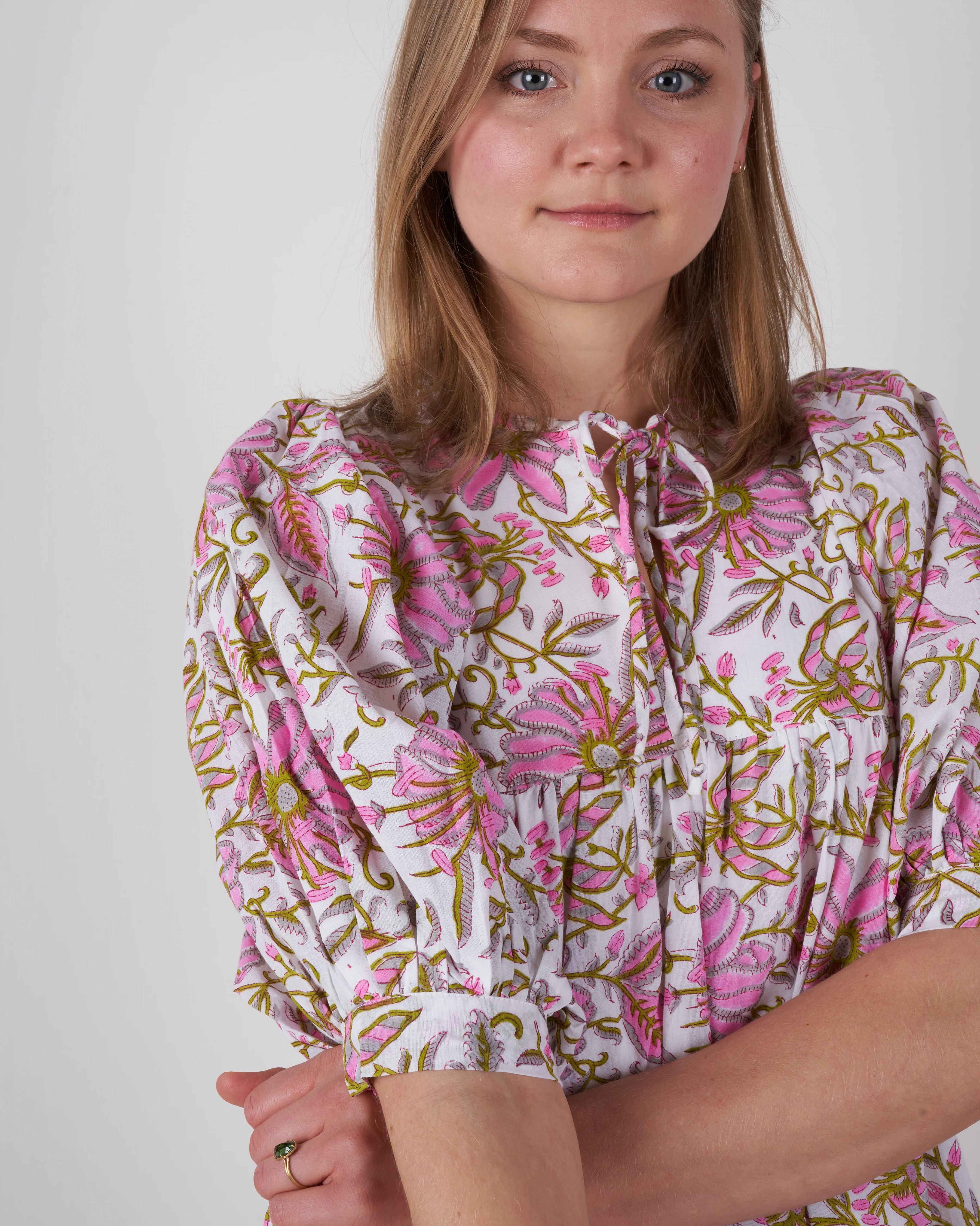 saffron dress - pink lily - Image 5