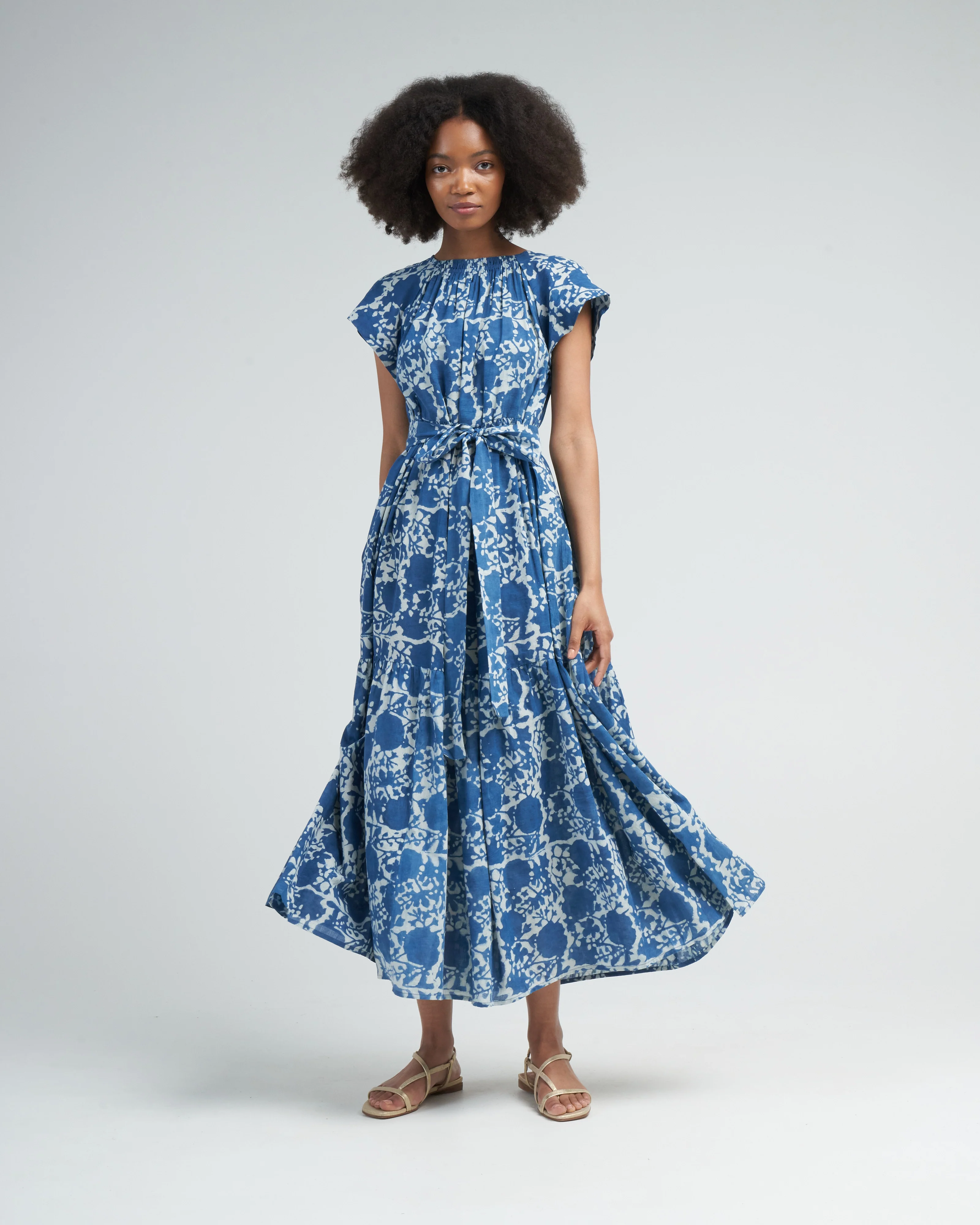 vienna maxi in indigo bloom - blue - Image 2