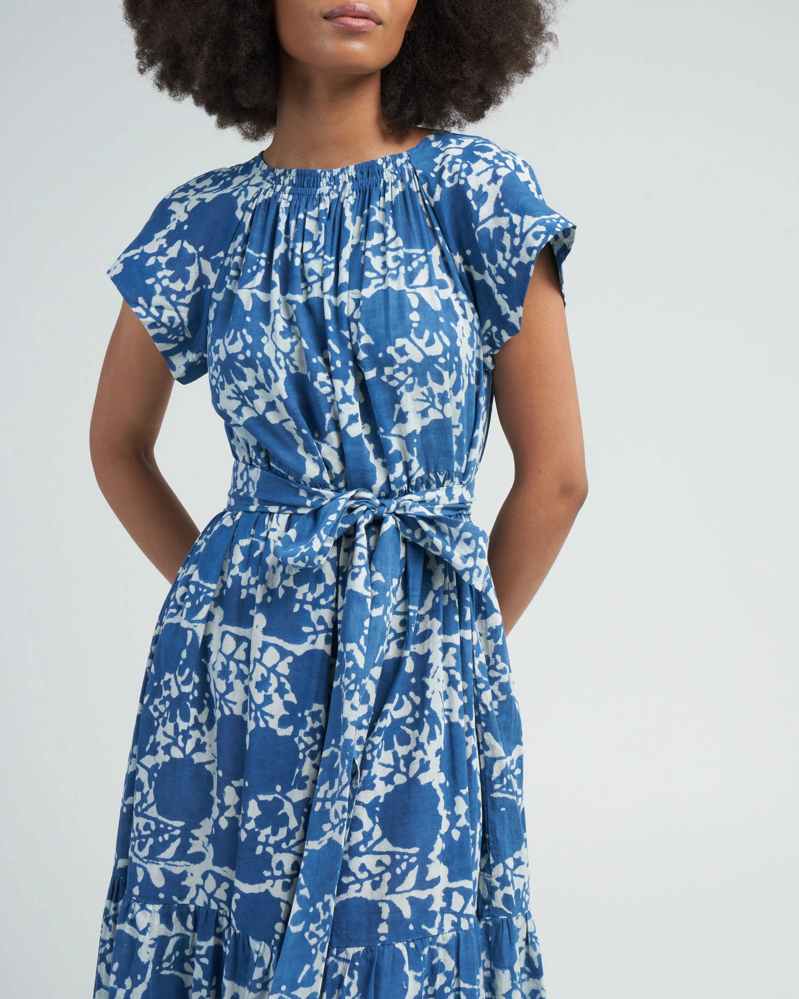 vienna maxi in indigo bloom - blue - Image 5