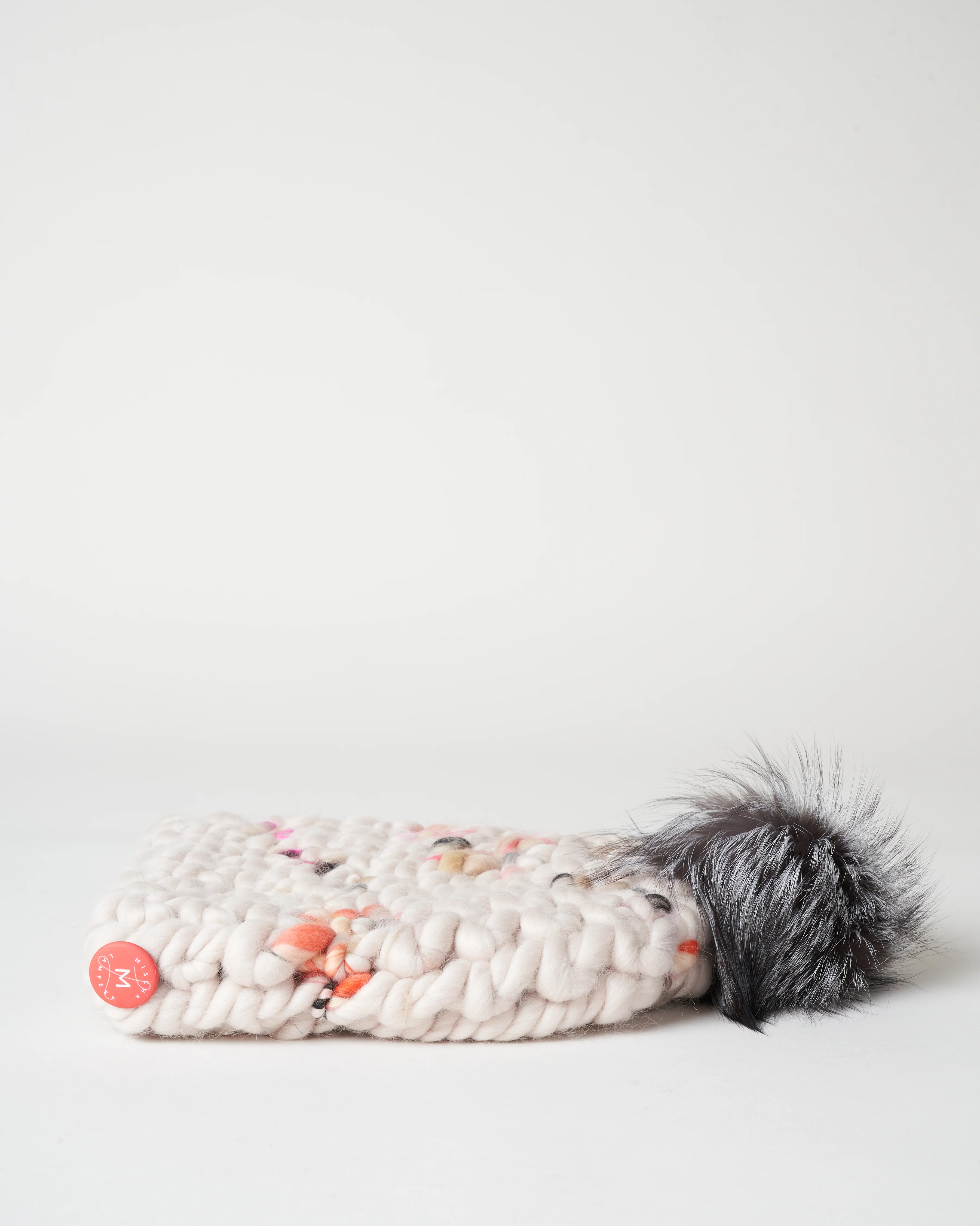 beanie - pink twombly/silver fox - Image 2