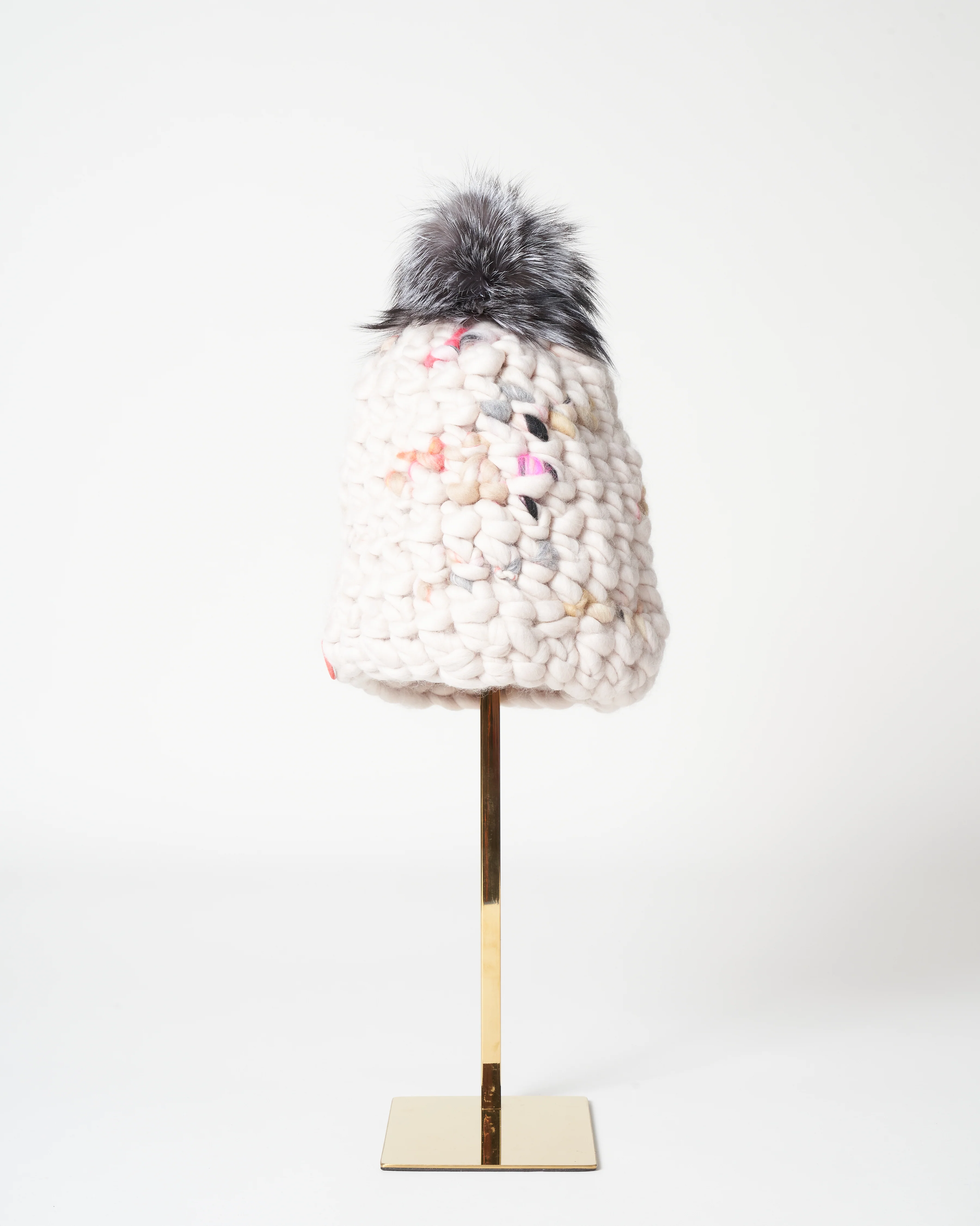beanie - pink twombly/silver fox - Image 3