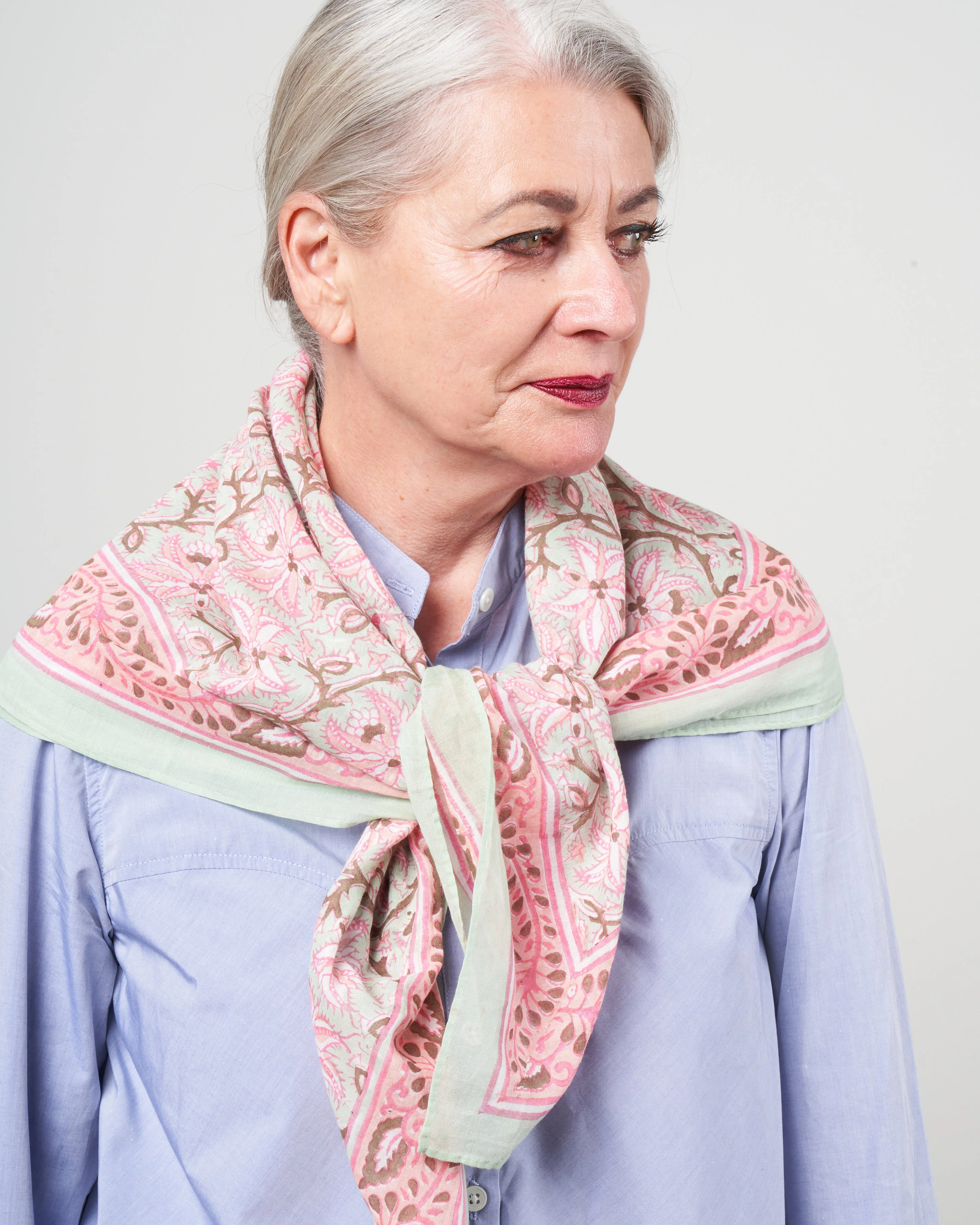 574 scarf - pink cotton - Image 2