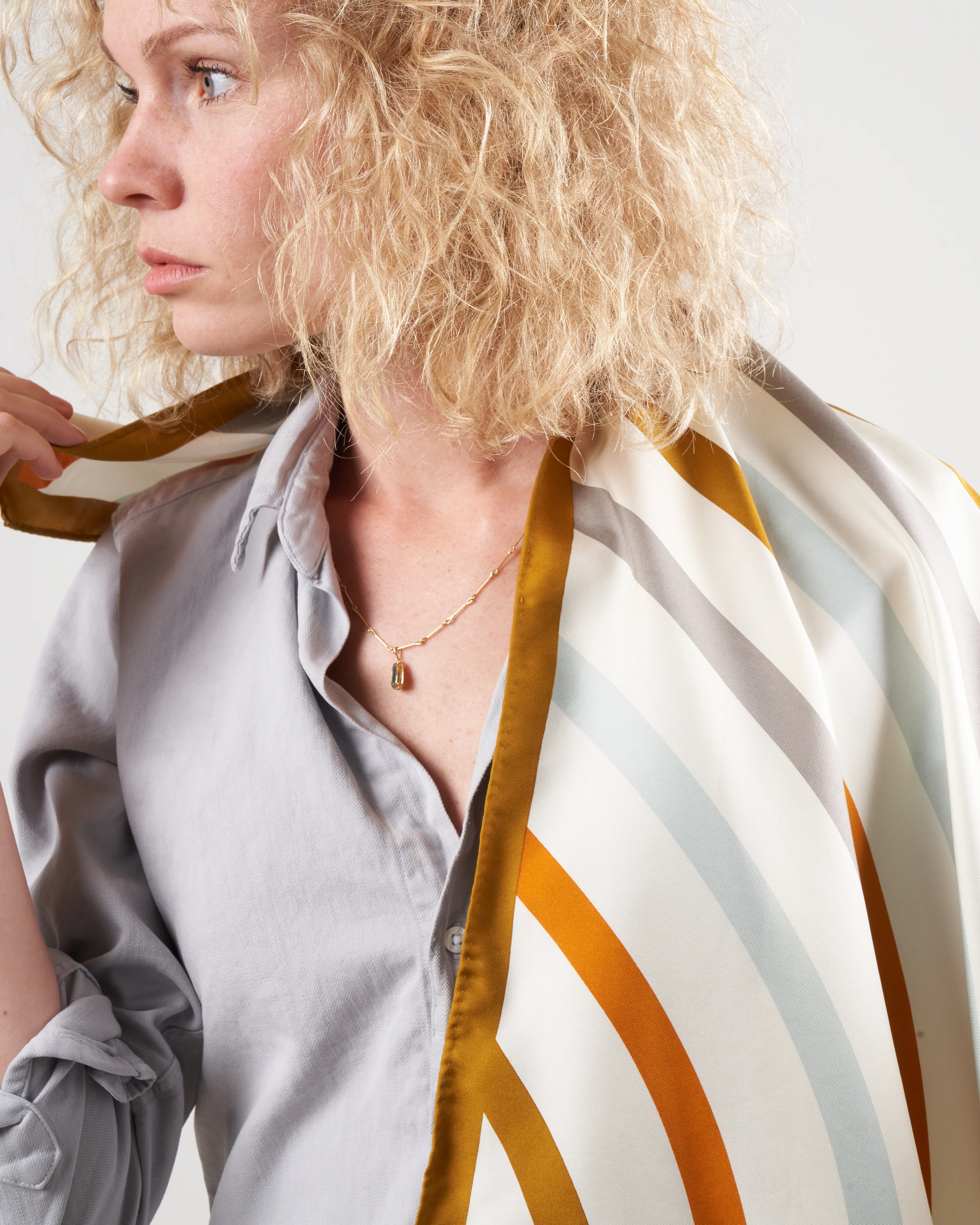 silk scarf - firefly - Image 3
