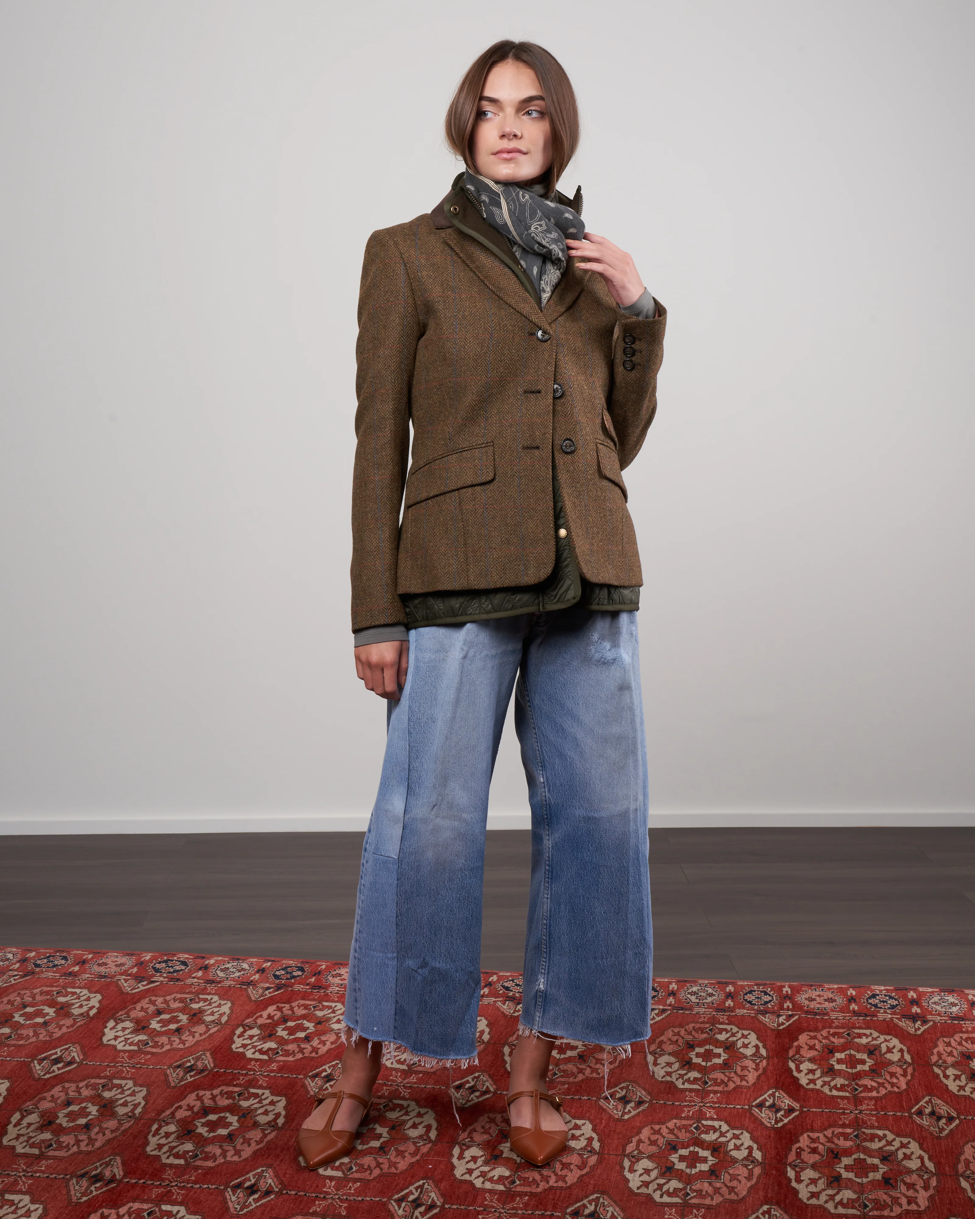 wool scarf - grey shadow - Image 3