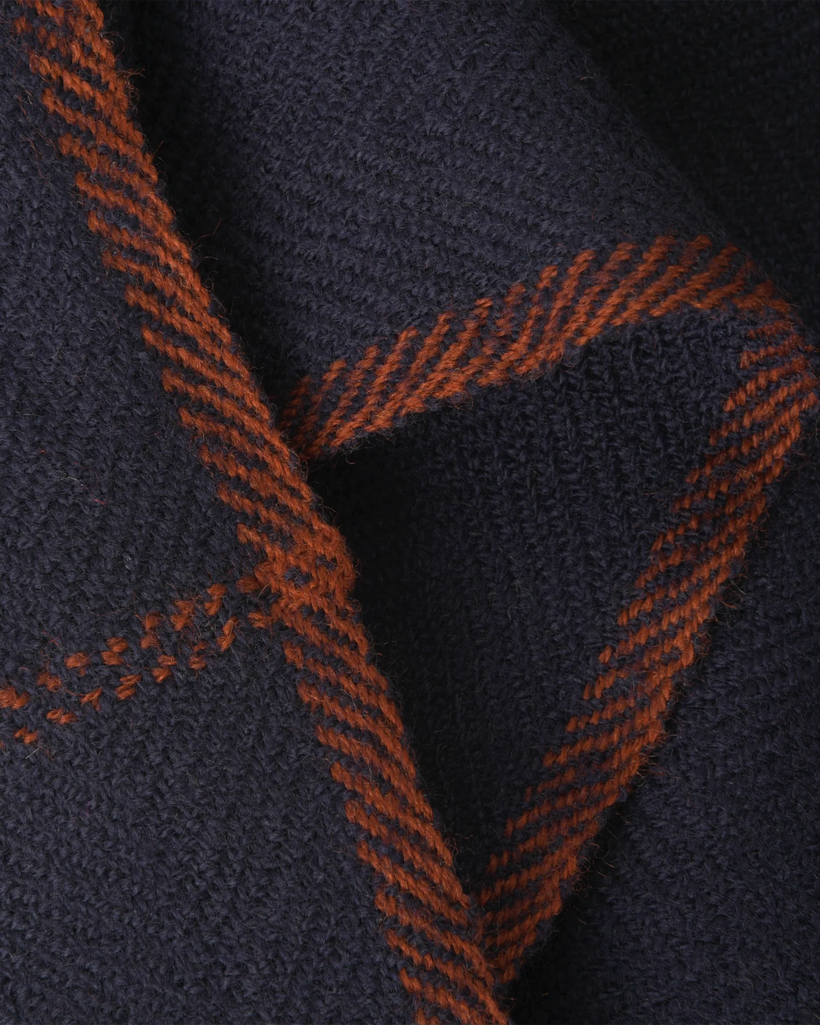 echarpe n641 scarf- 35 x 180cm - navy blue - Image 2