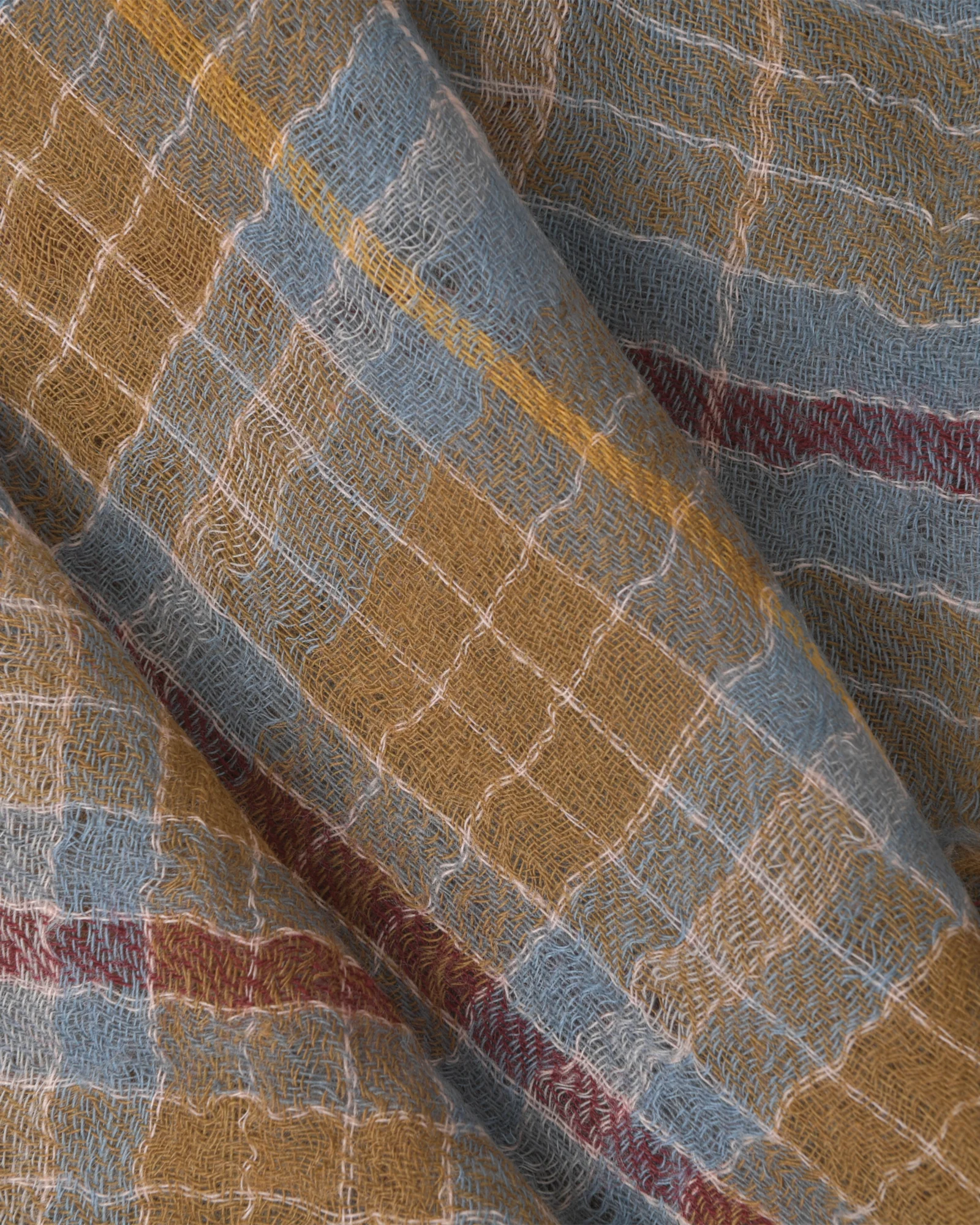 foulard n623 scarf- 90 x 90cm - burgundy - Image 2